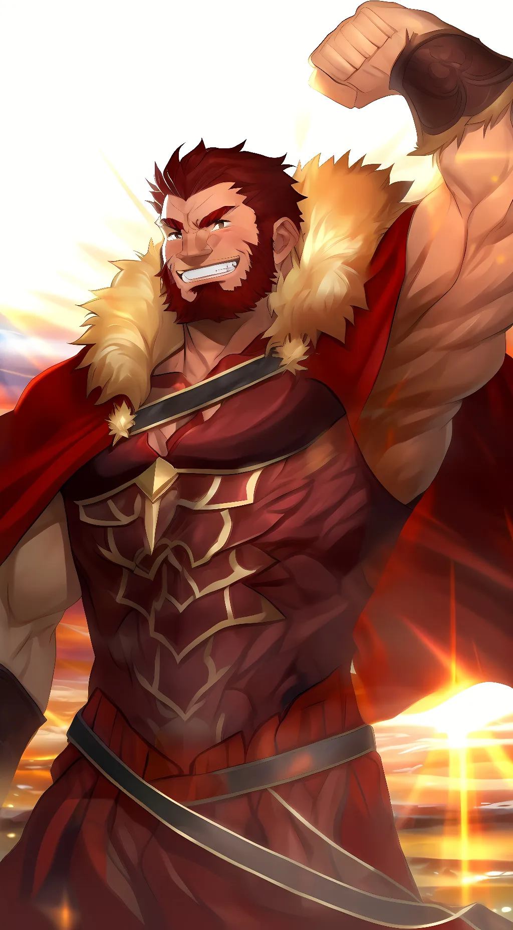 ai character: Iskandar  background