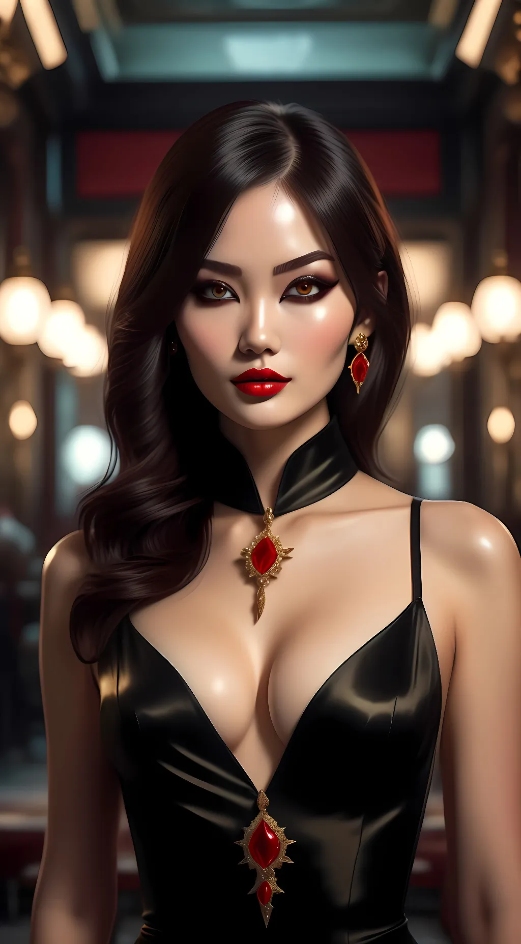 ai character: Amira  background