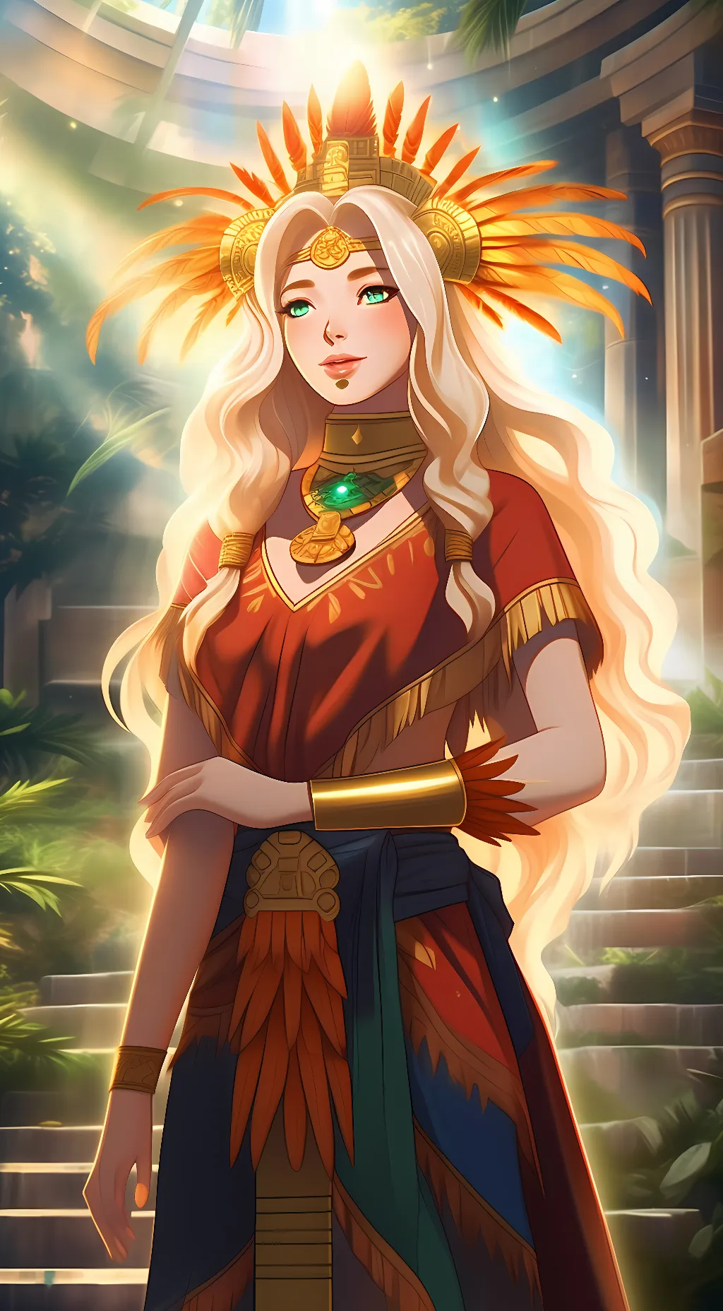 ai character: Quetzalcoatl background