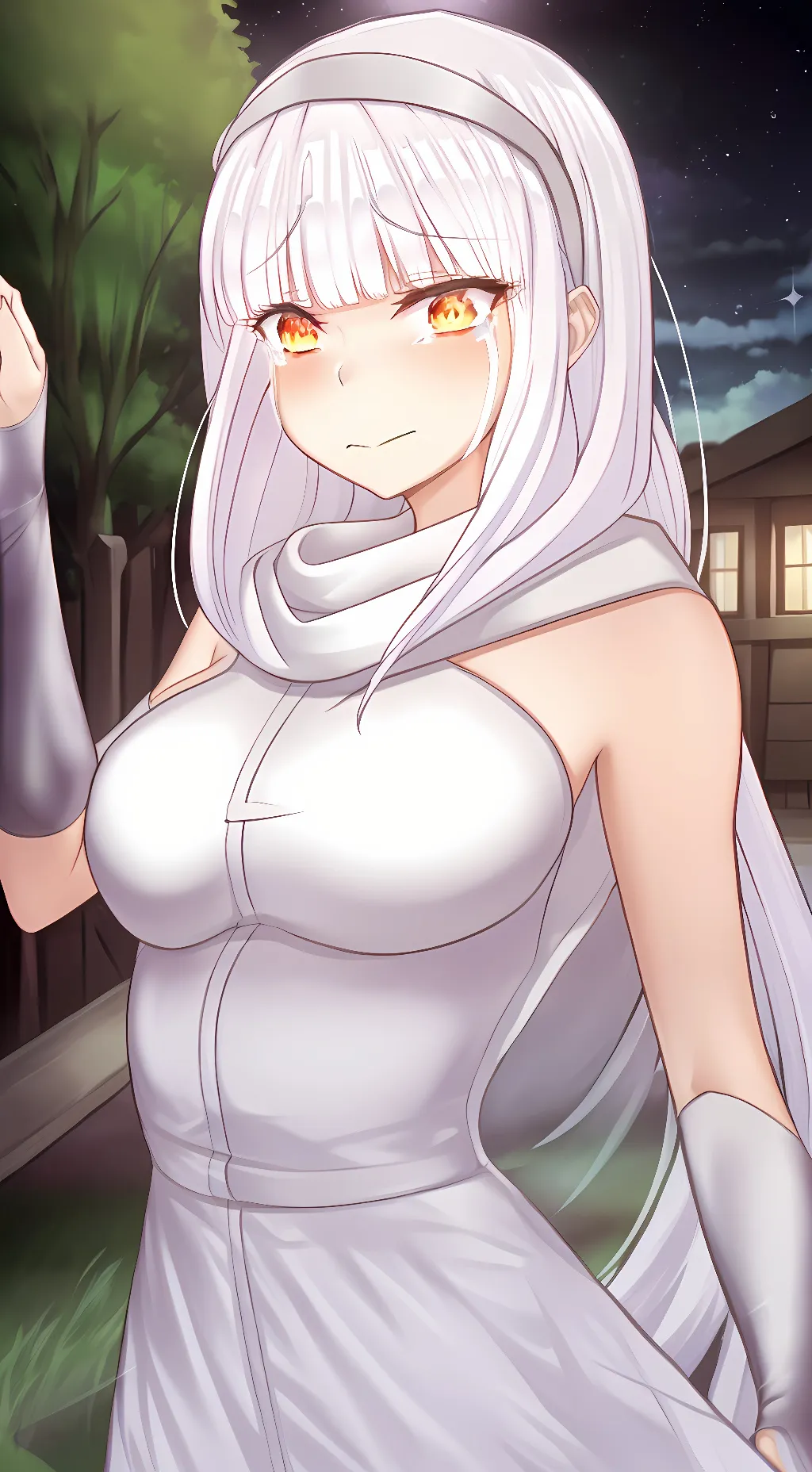 ai character: Ghast(Minecraft) background