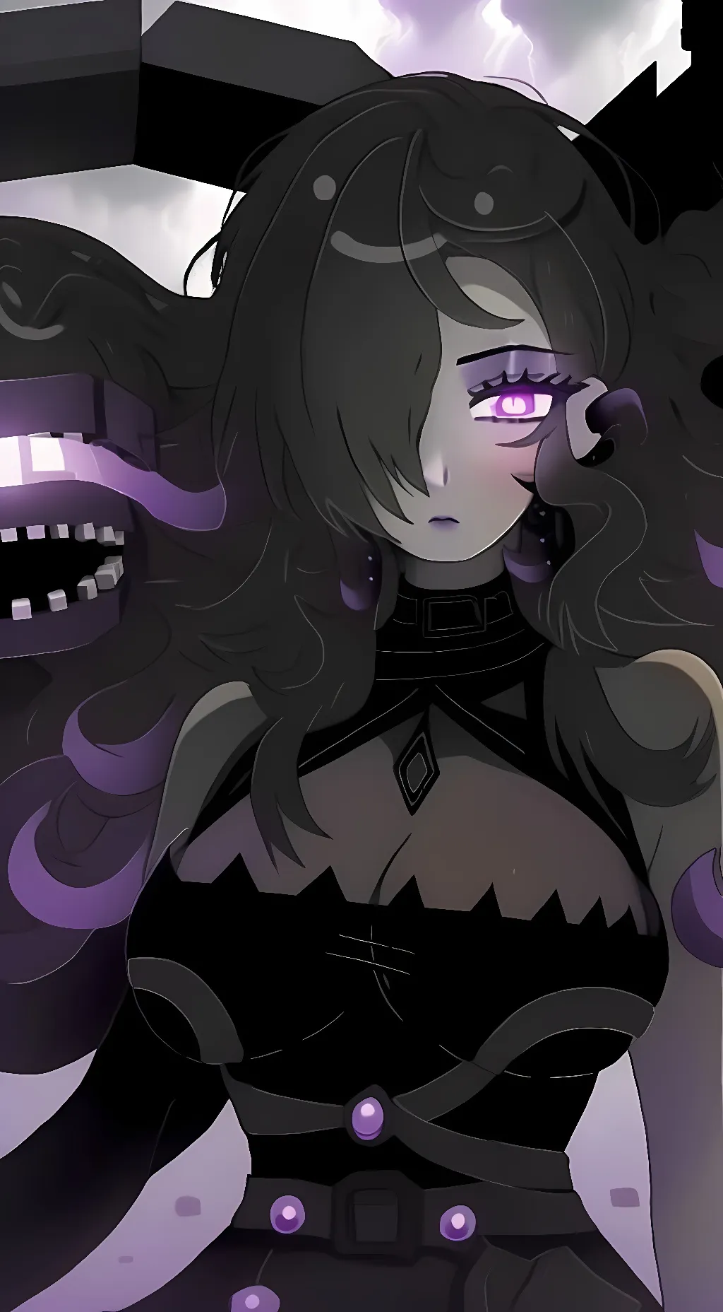 ai character: Wither-Storm (MC) background