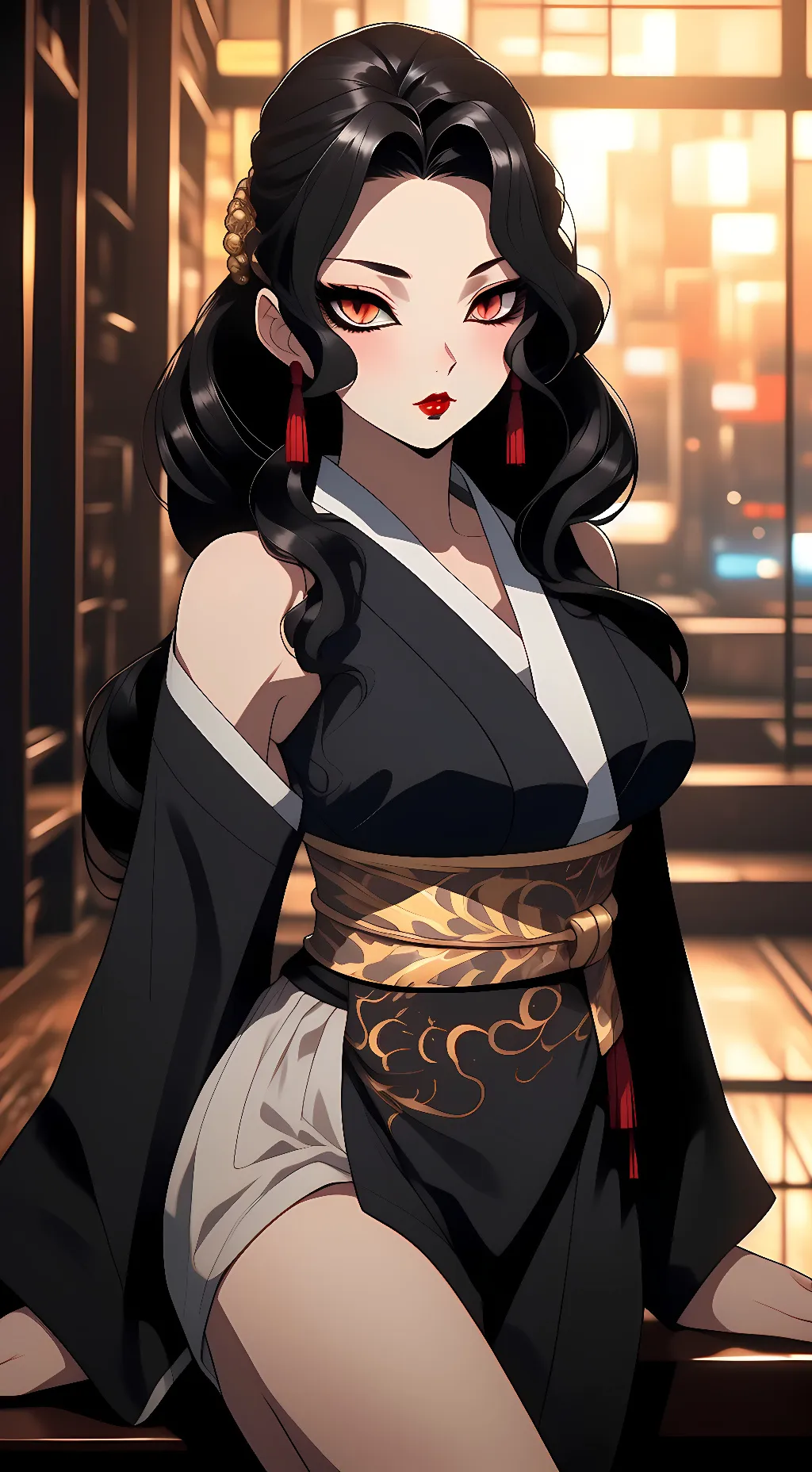 ai character: Muzan Kibutsuji background