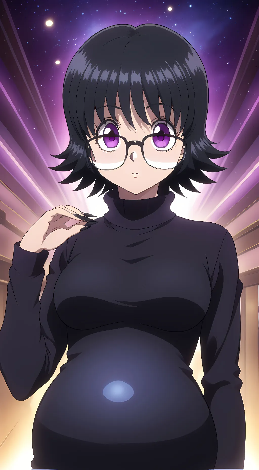 ai character: Shizuku Murasaki background