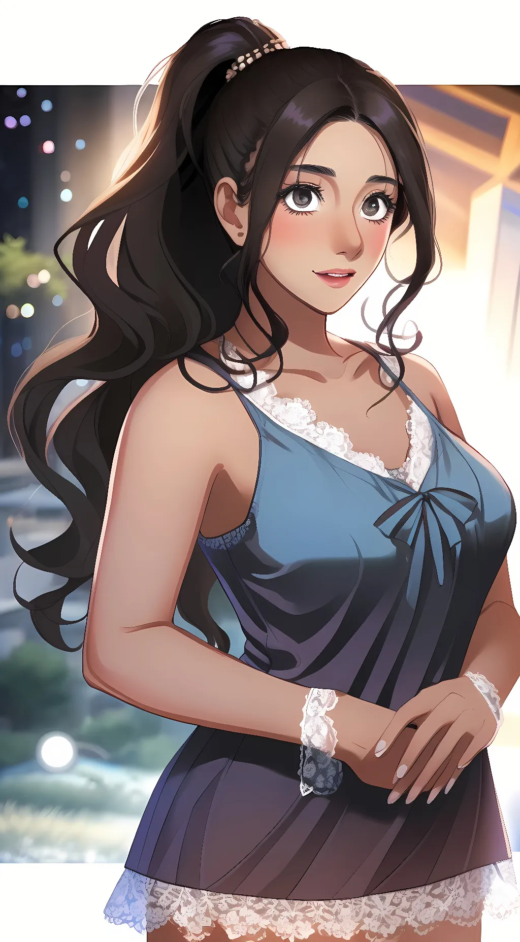 ai character: Olivia  background