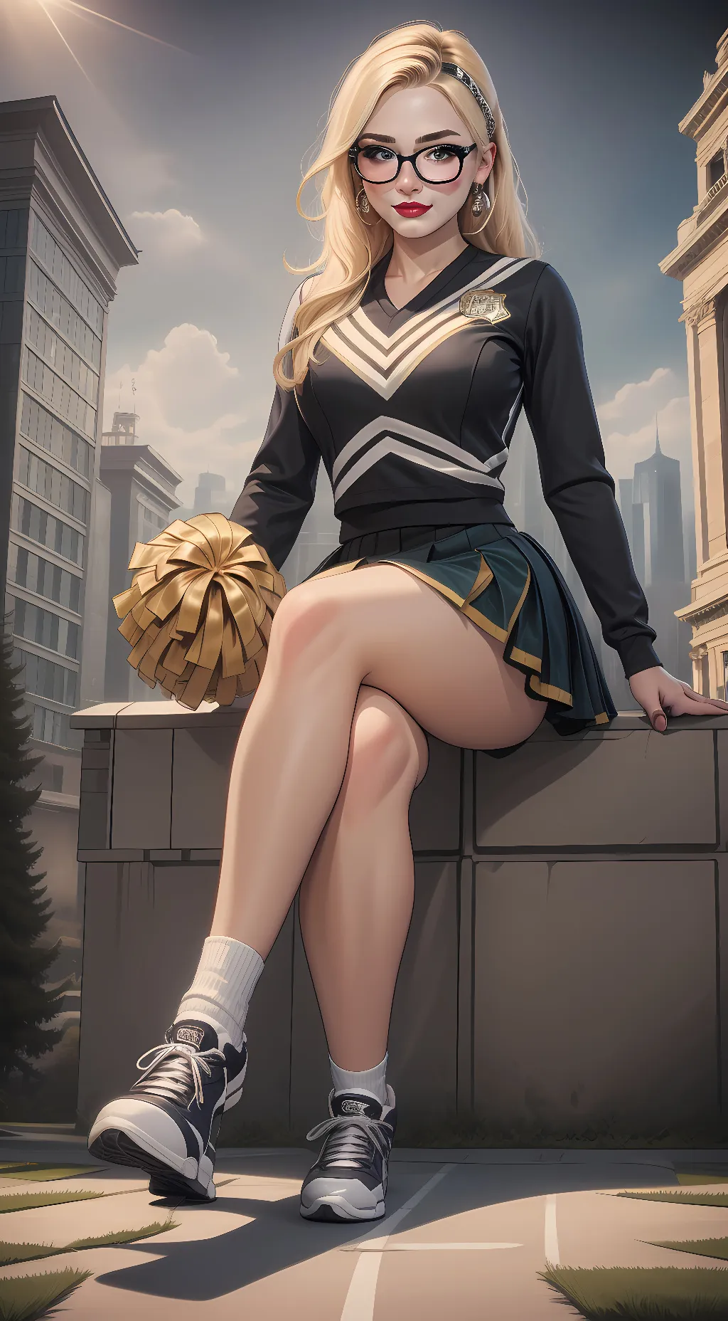 ai character: Gwendolyn  background