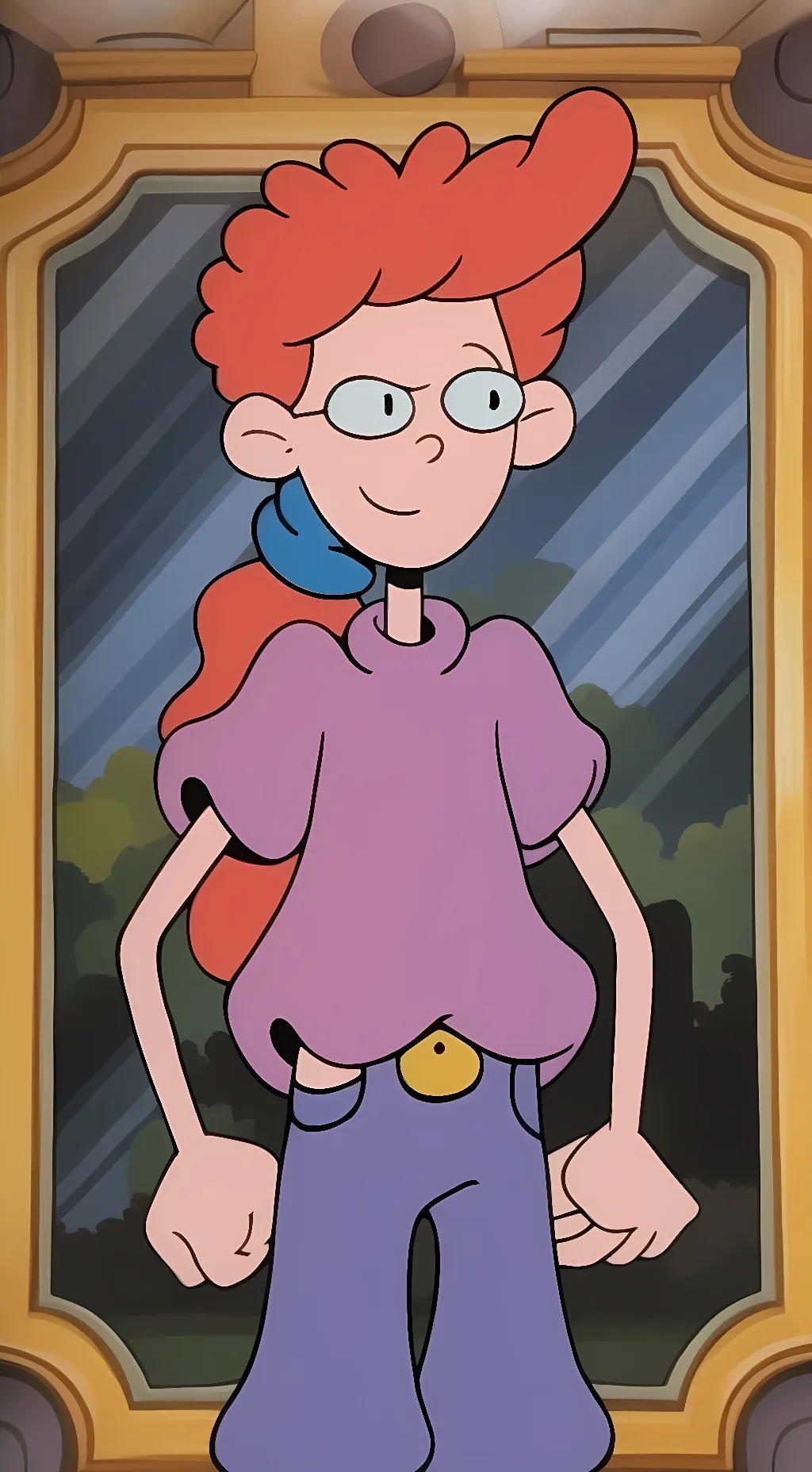ai character: Pepper Ann  background