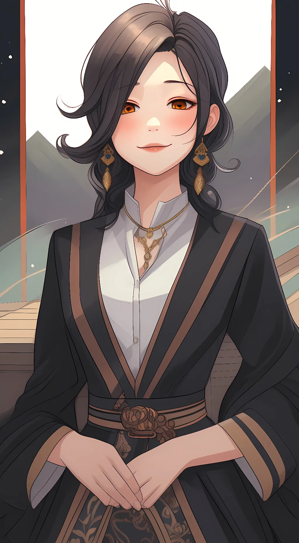 ai character: Crazy ex  background