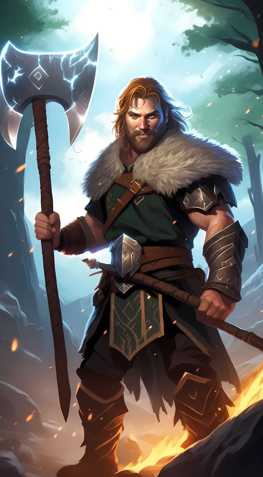 ai character: Mjolnir background