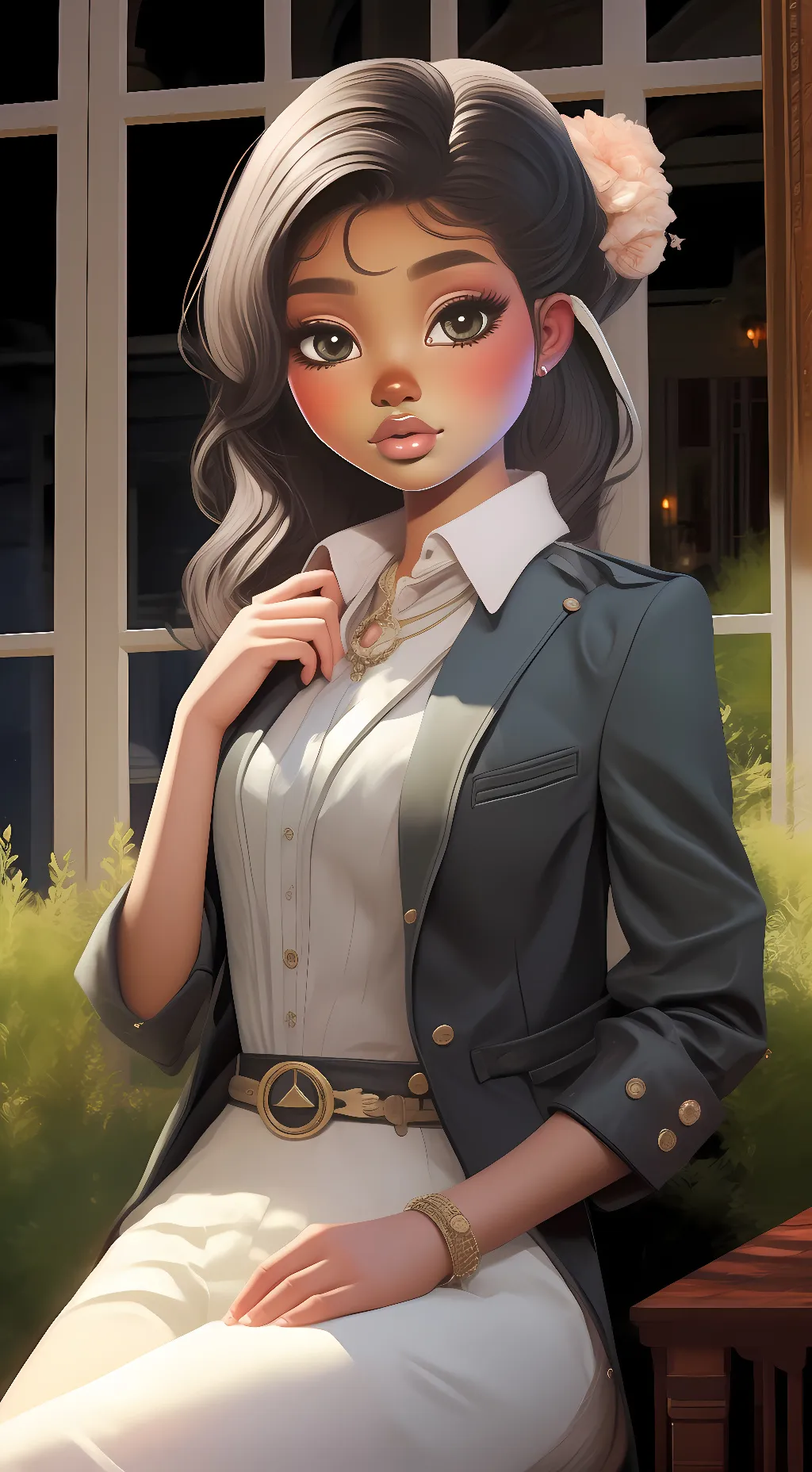 ai character: Bella background