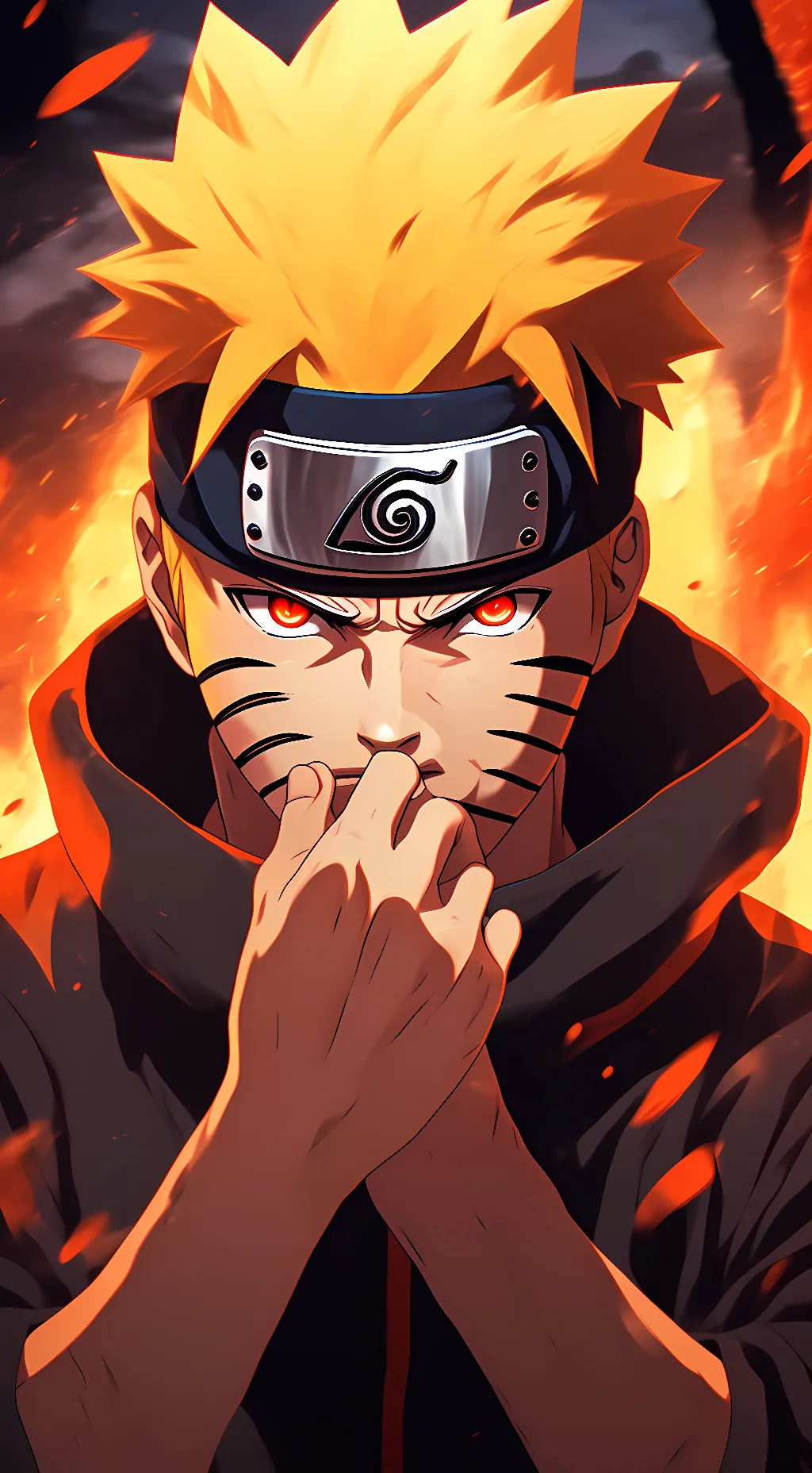 ai character: Naruto uzumaki background