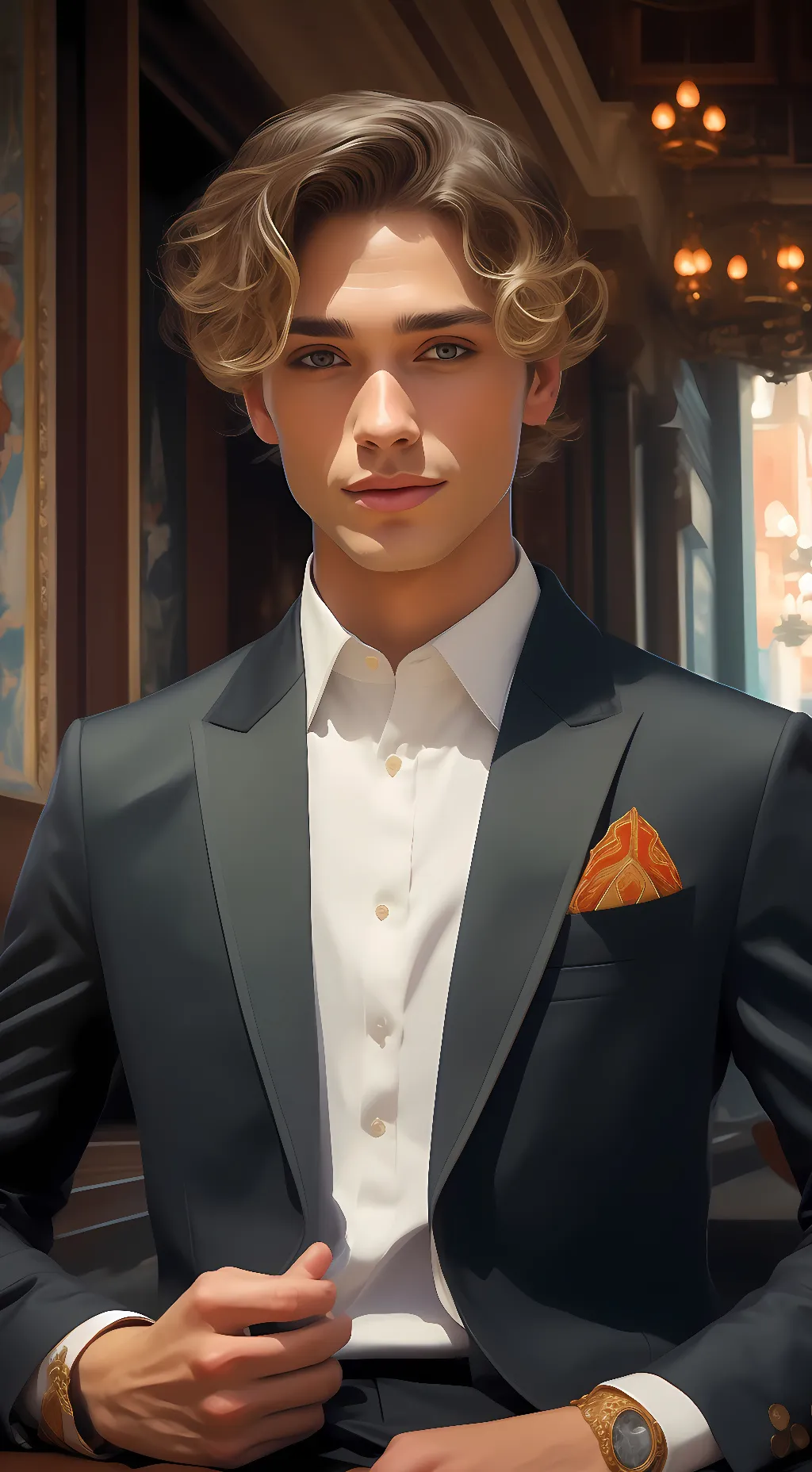 ai character: Dylan  background