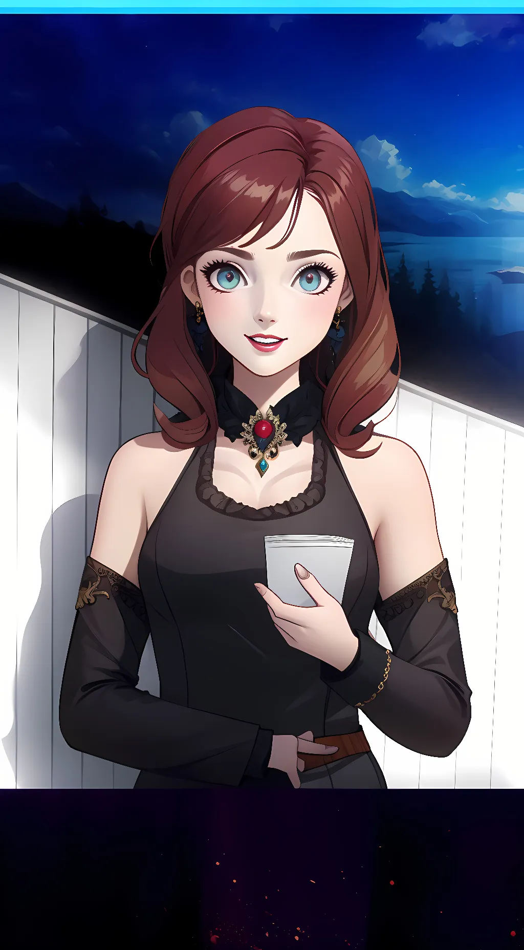 ai character: Lillie  background