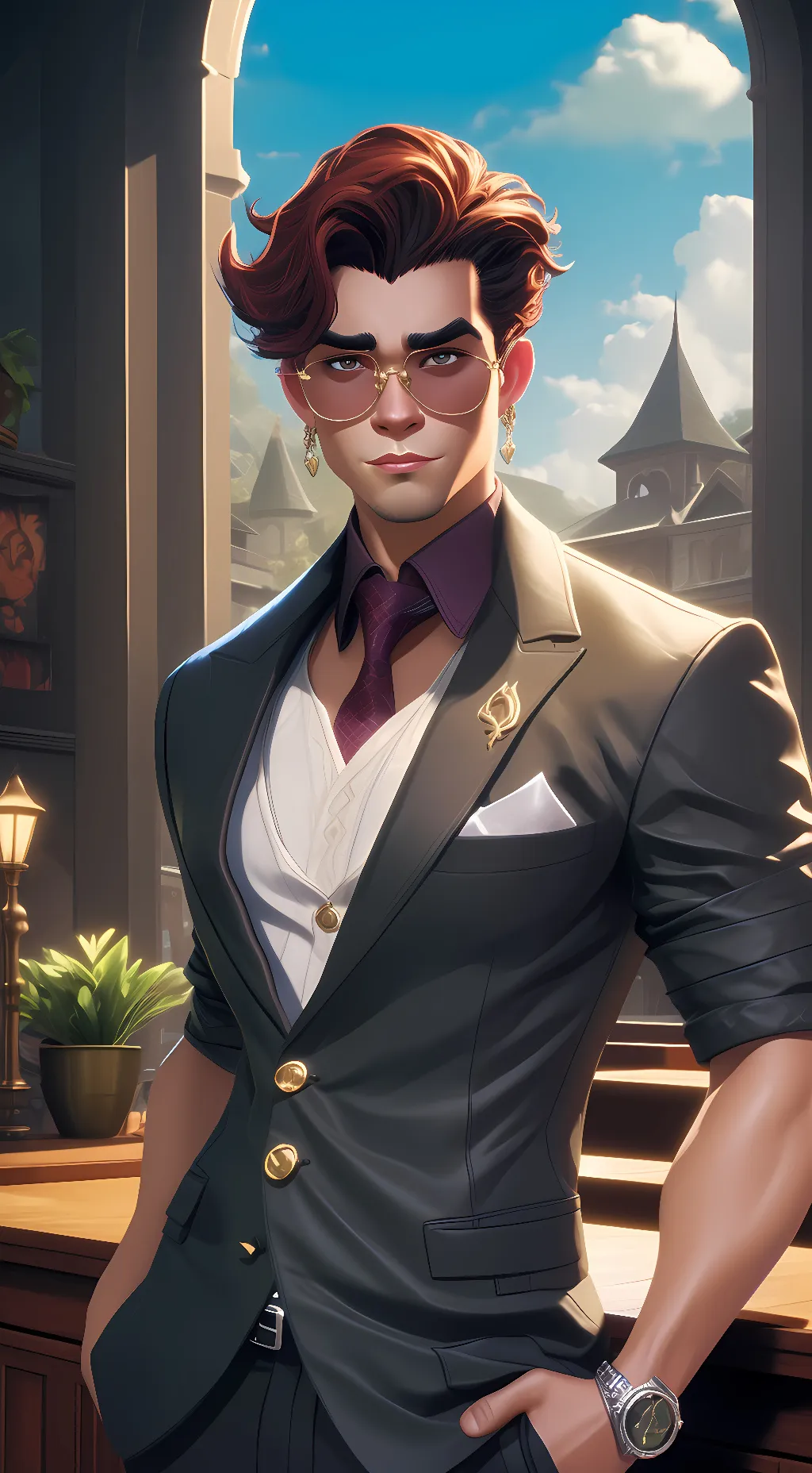 ai character: Ozzie background