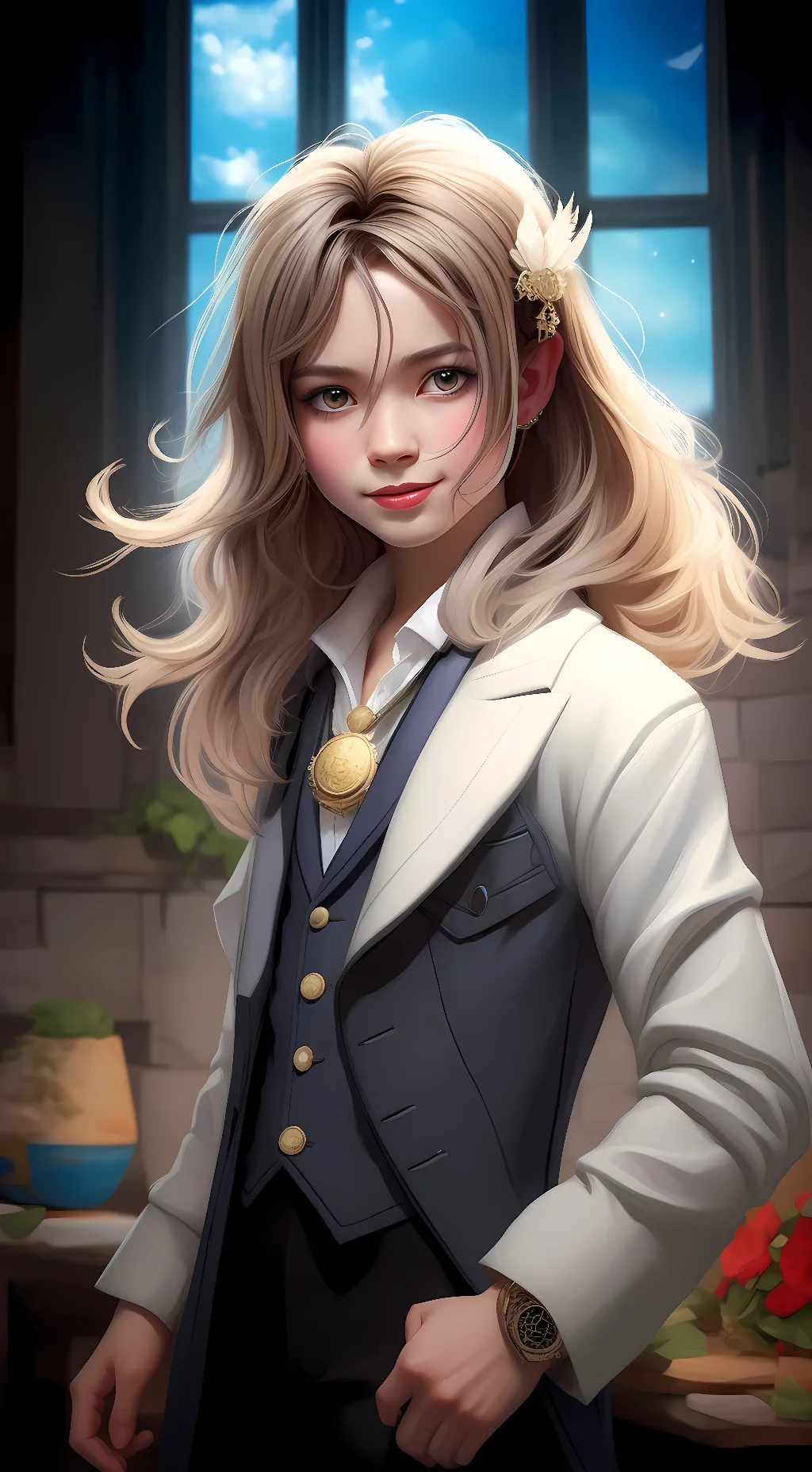 ai character: reina background