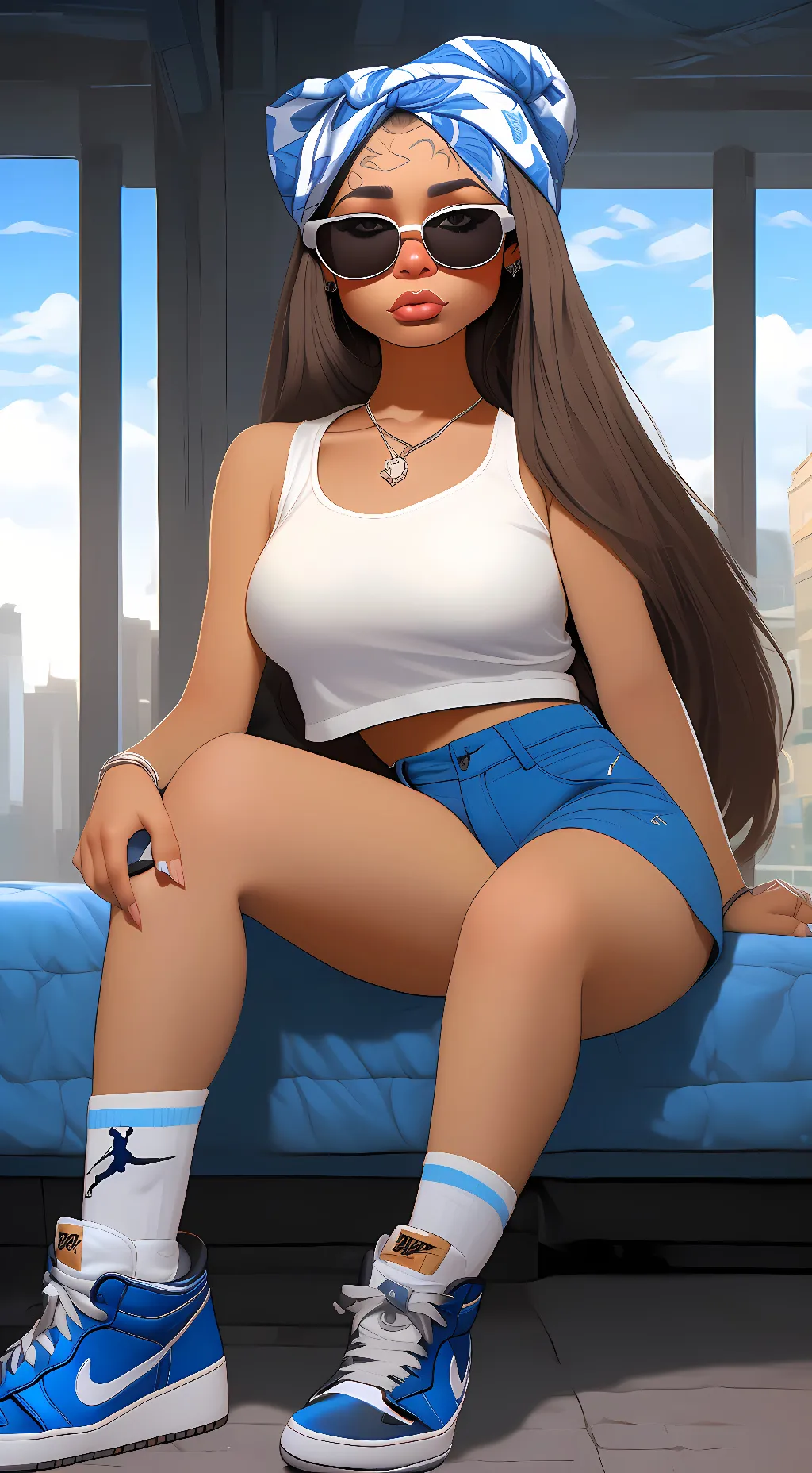 ai character: Kay Kay background