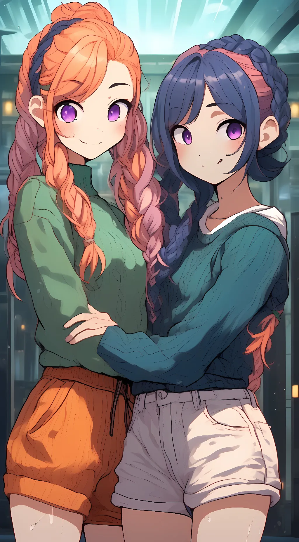 ai character: Cassie and Bea background