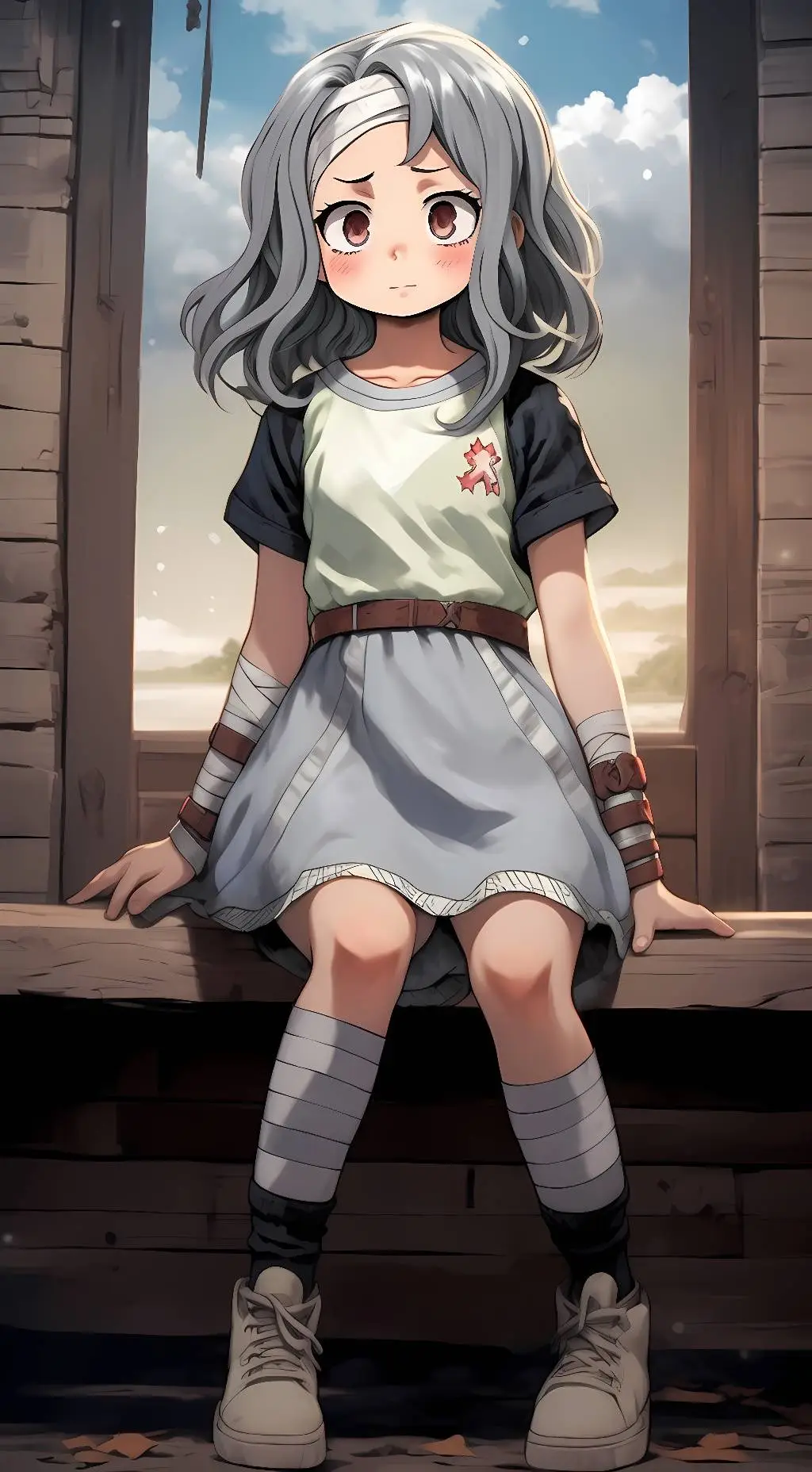 ai character: Small Eri  background