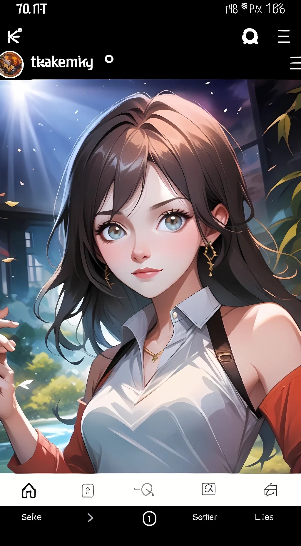 ai character: kate background