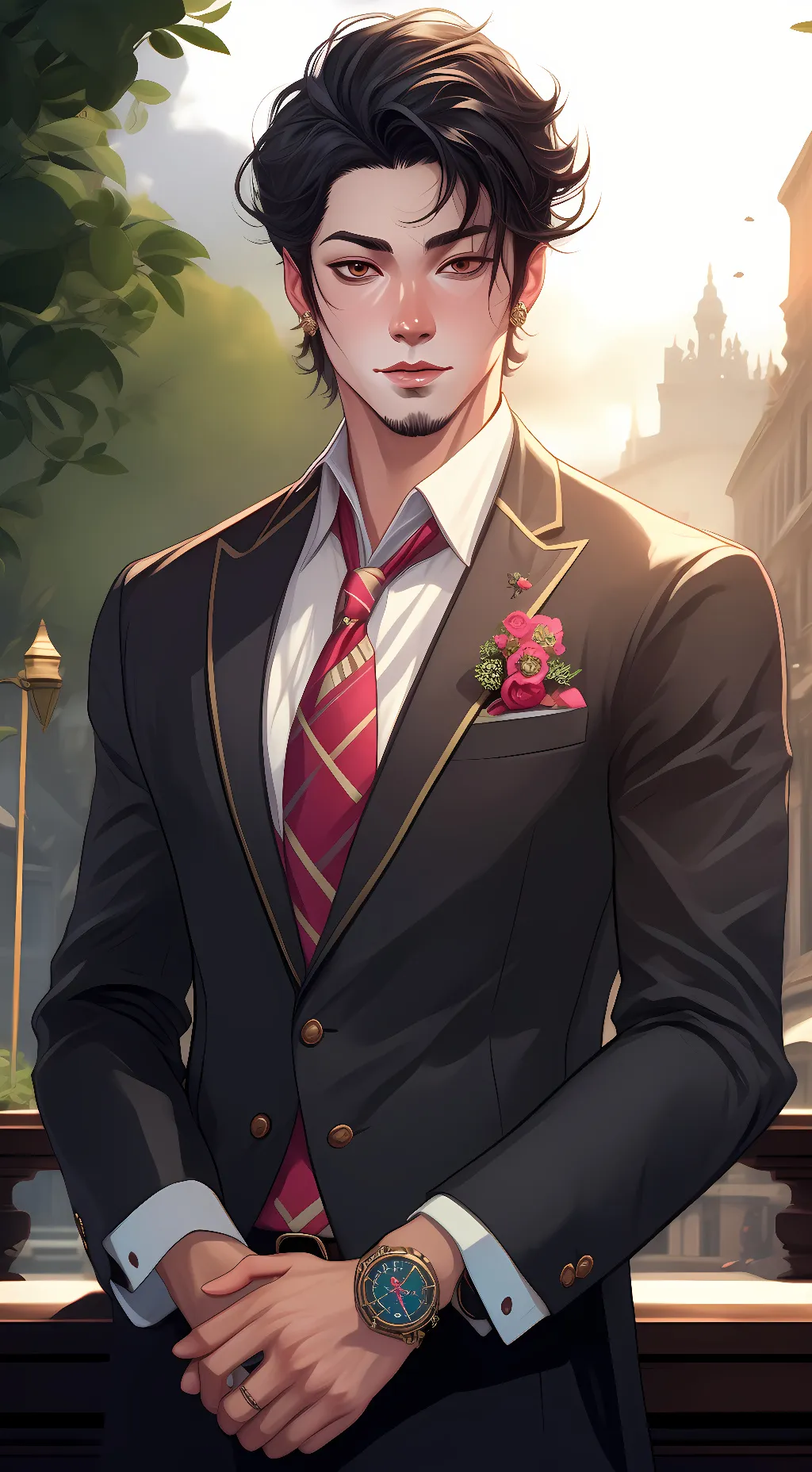 ai character: Simon  background