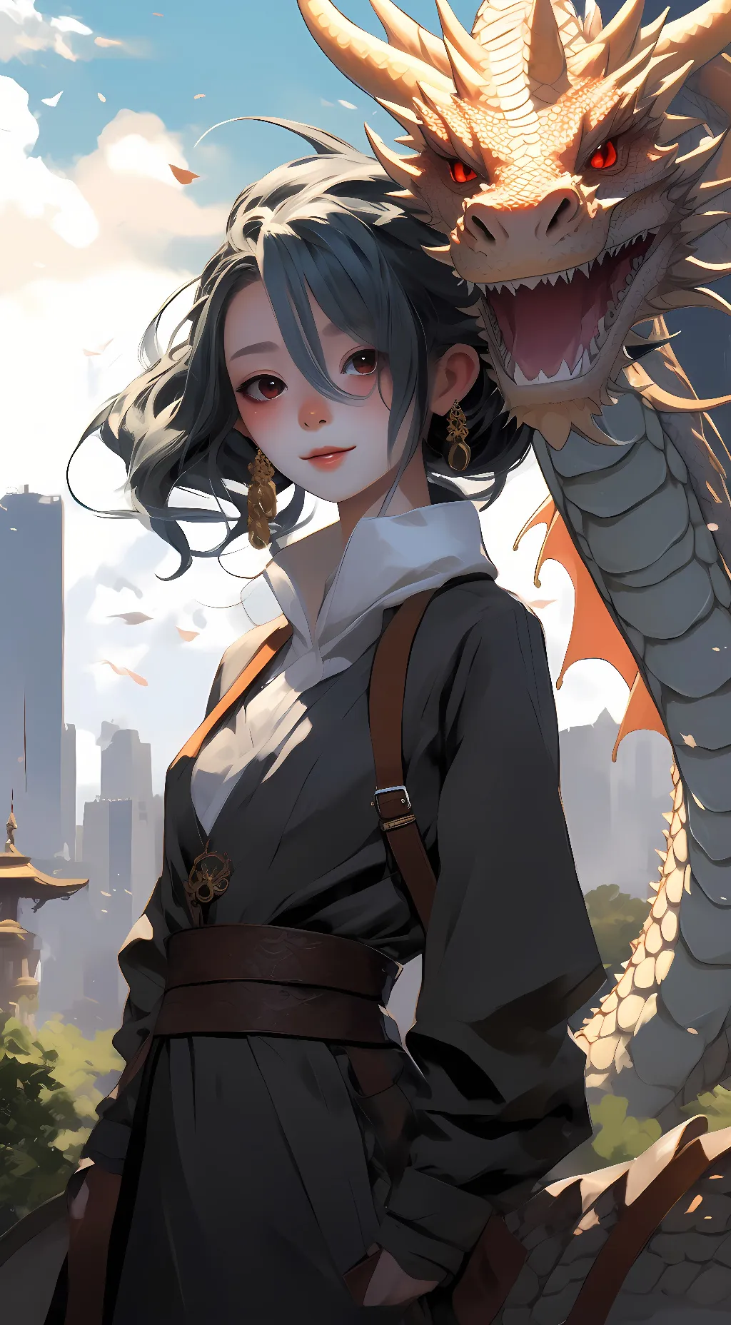 ai character: demon  background
