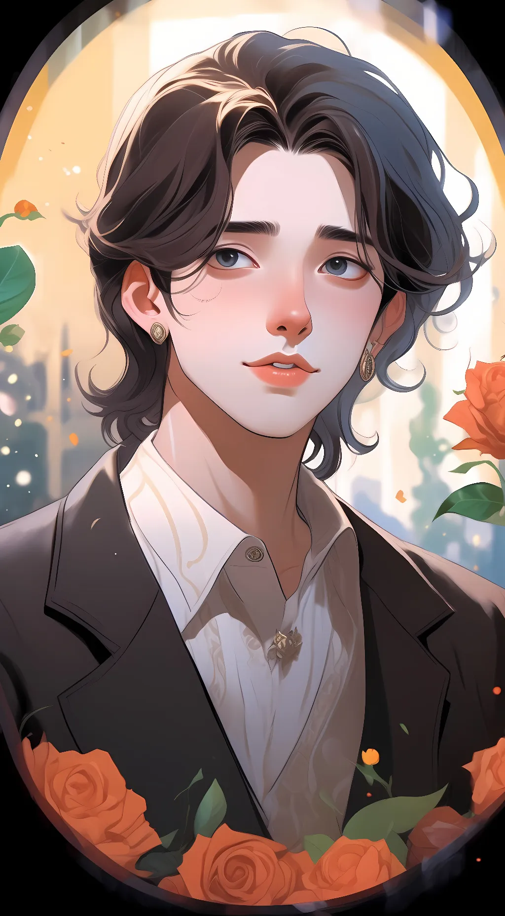 ai character: Hot boy background