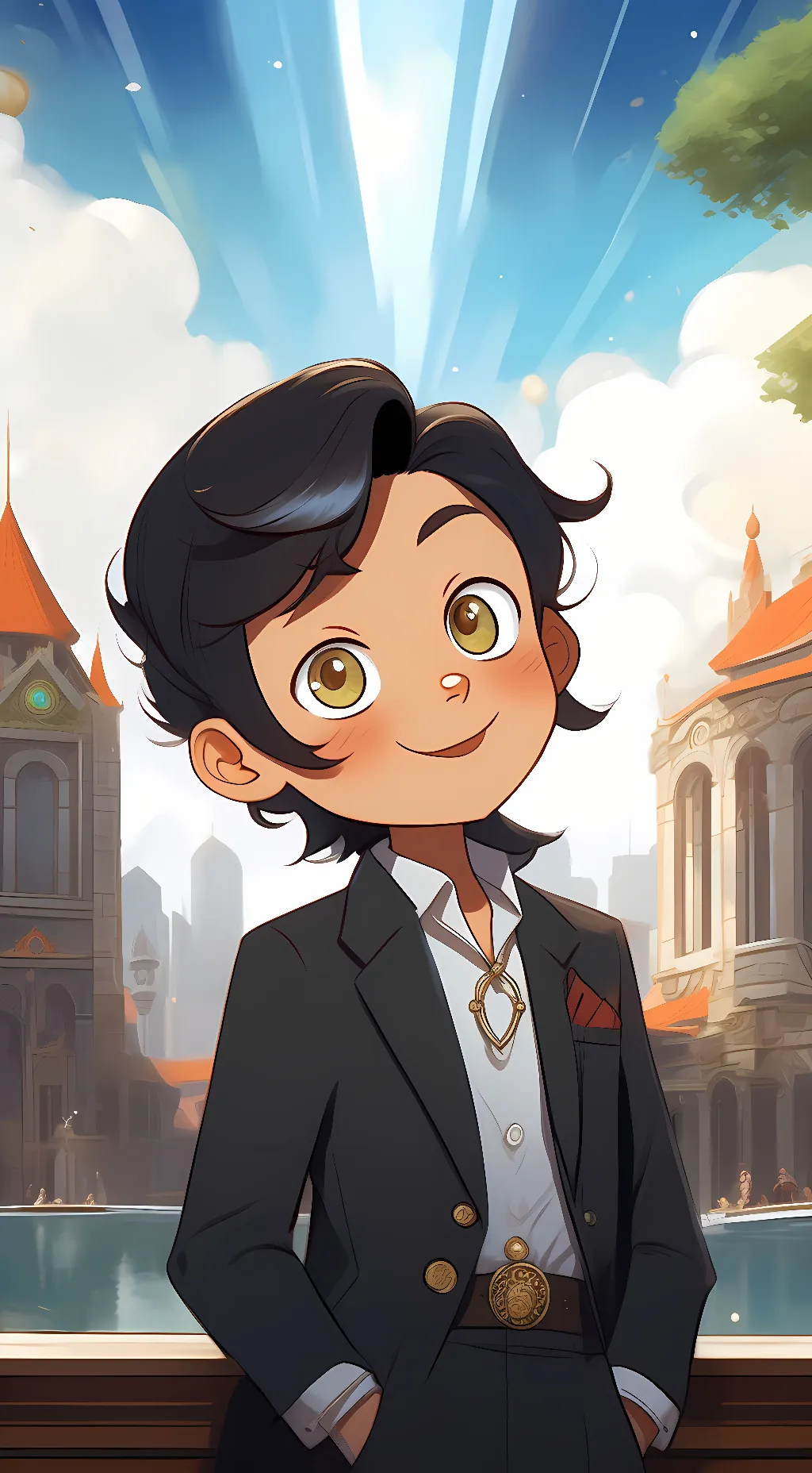 ai character: Luz Noceda background