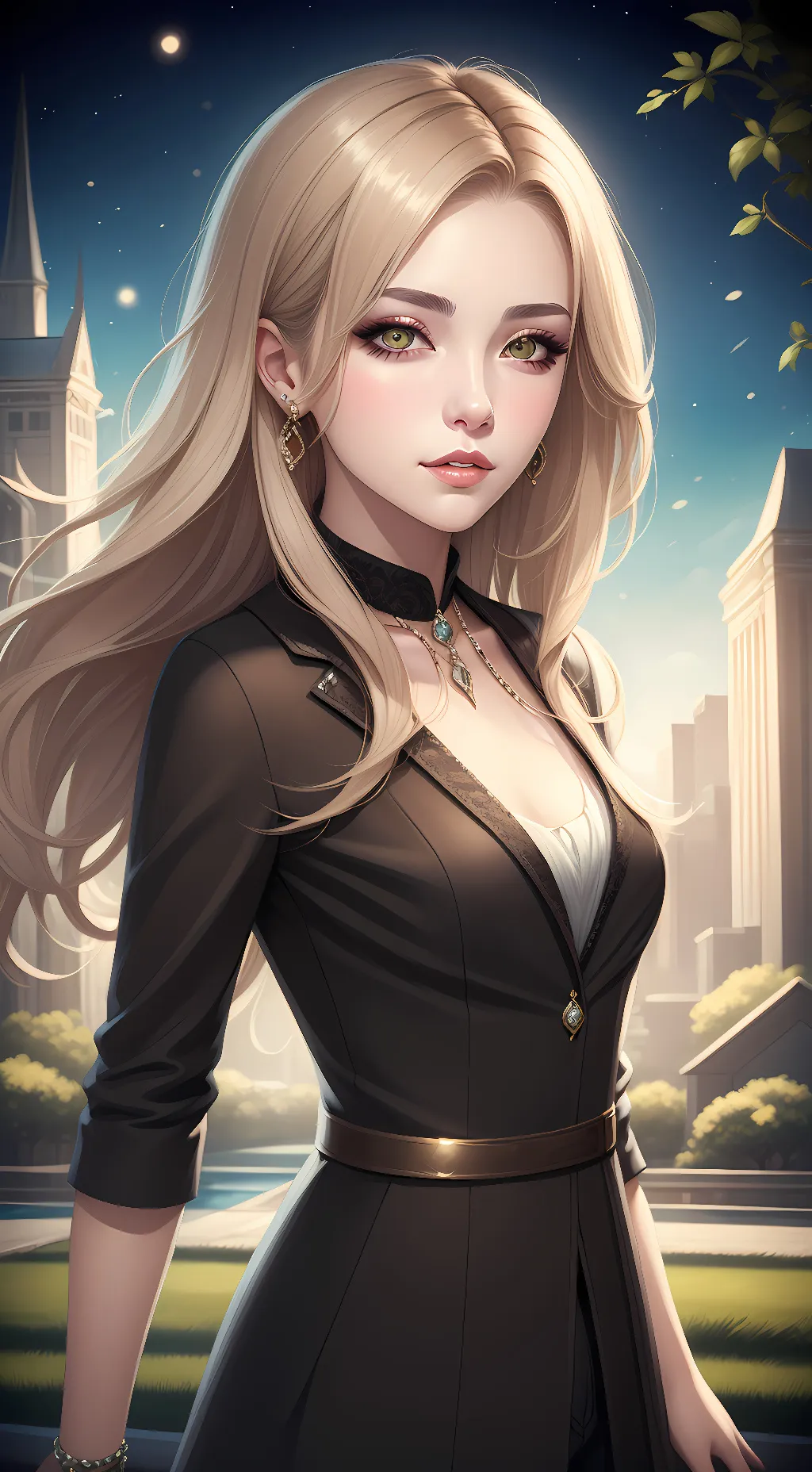 ai character: Lilly background