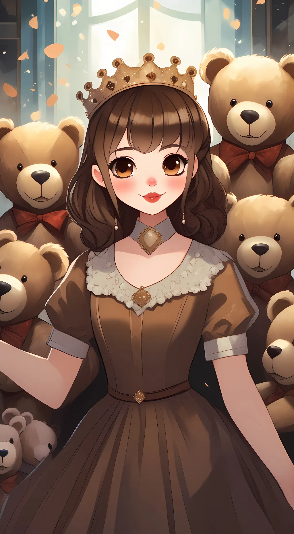 ai character: lunia  background