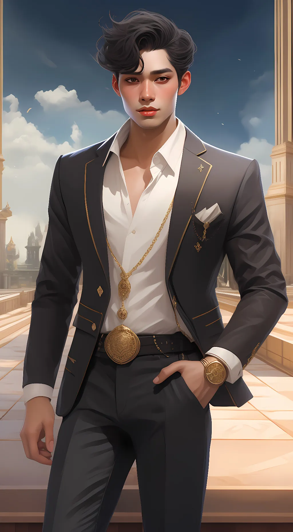 ai character: Tom background