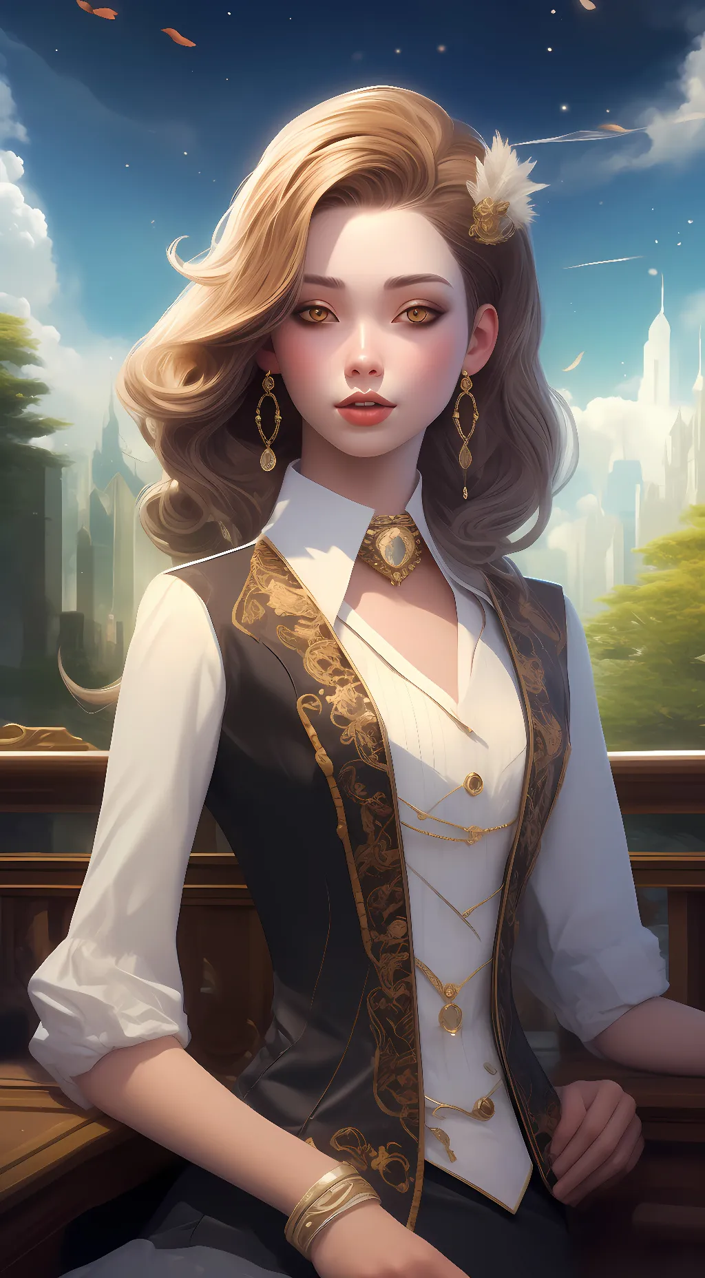 ai character: Lana Hartline background