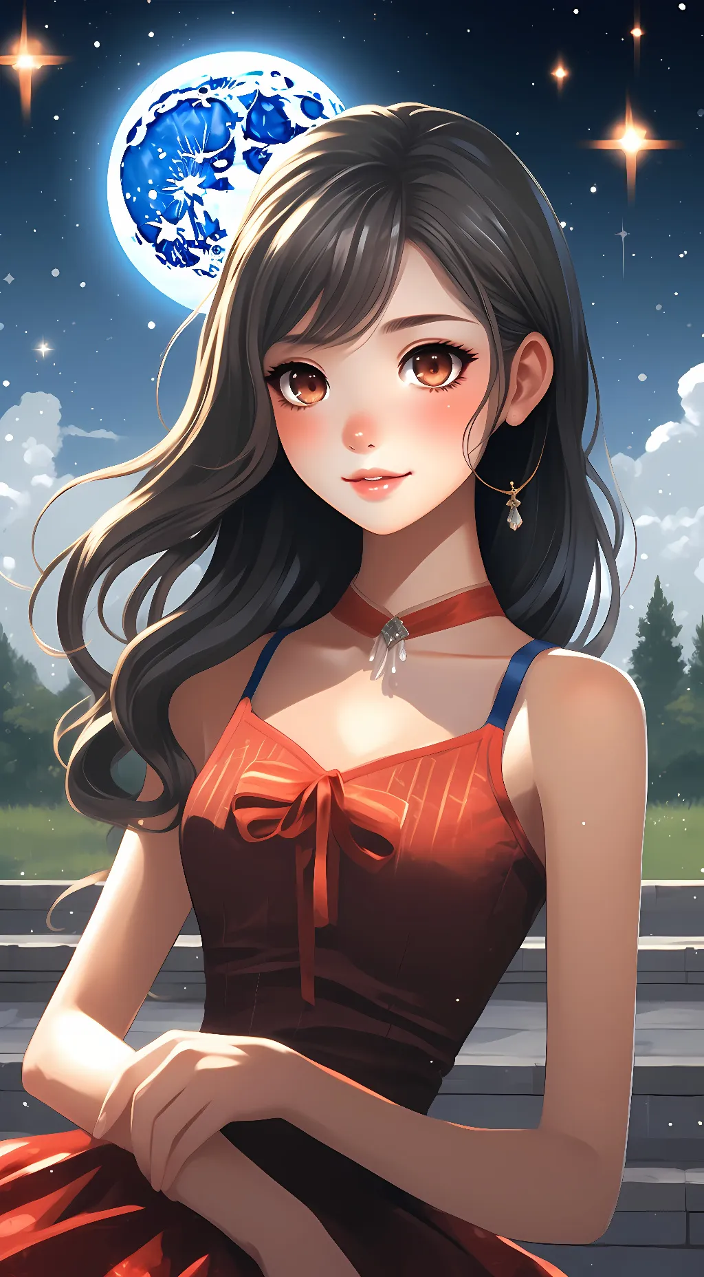 ai character: Evelyn background