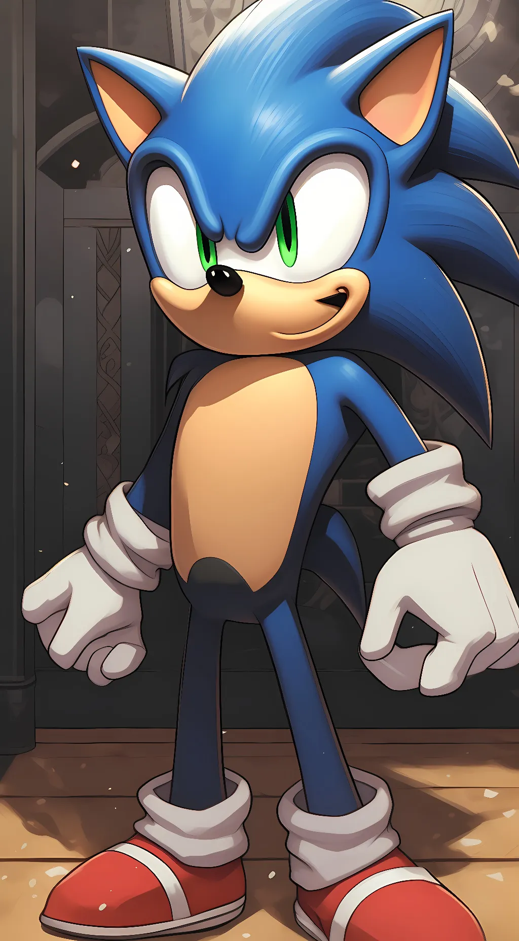 ai character: Sonic background