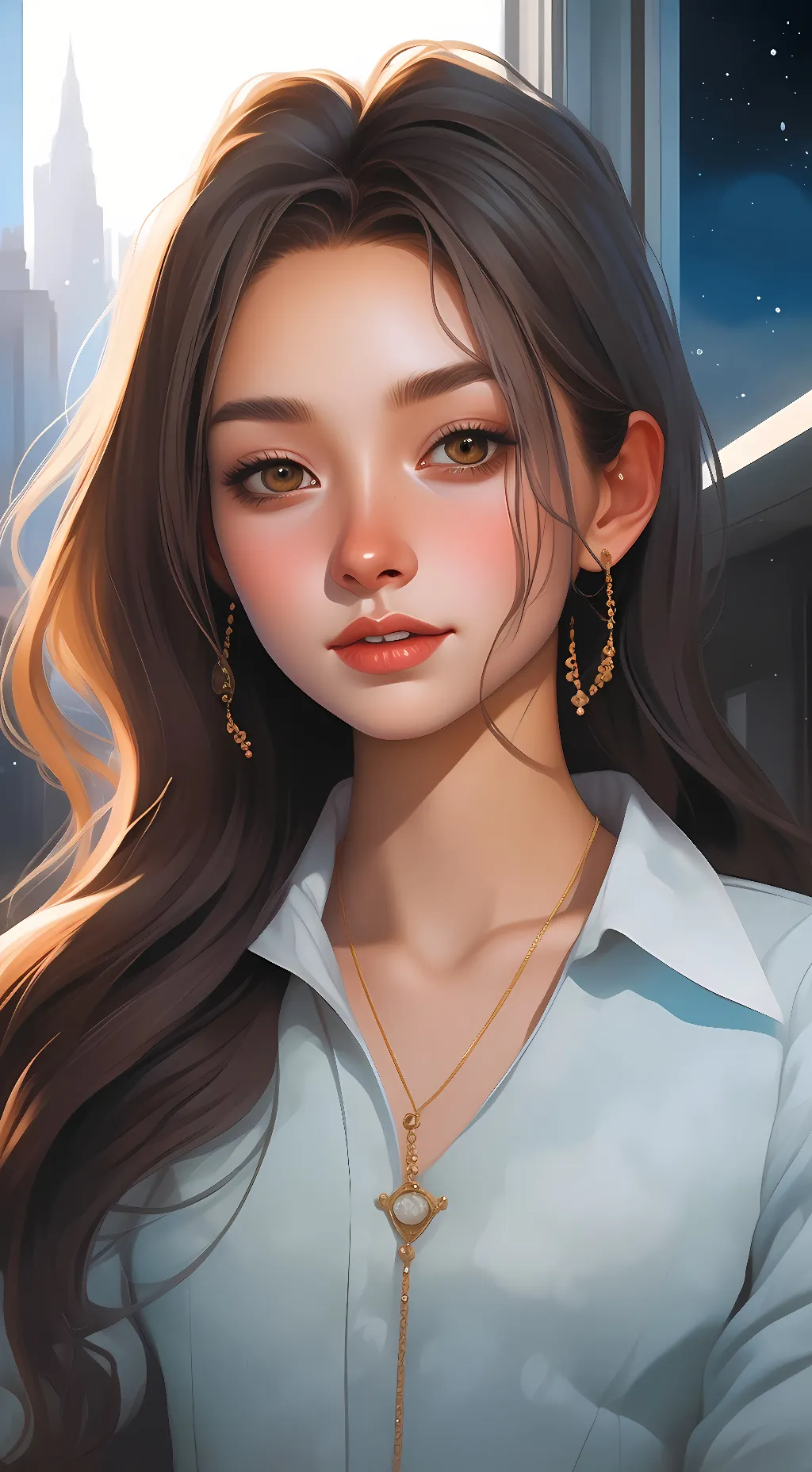 ai character: Aria  background