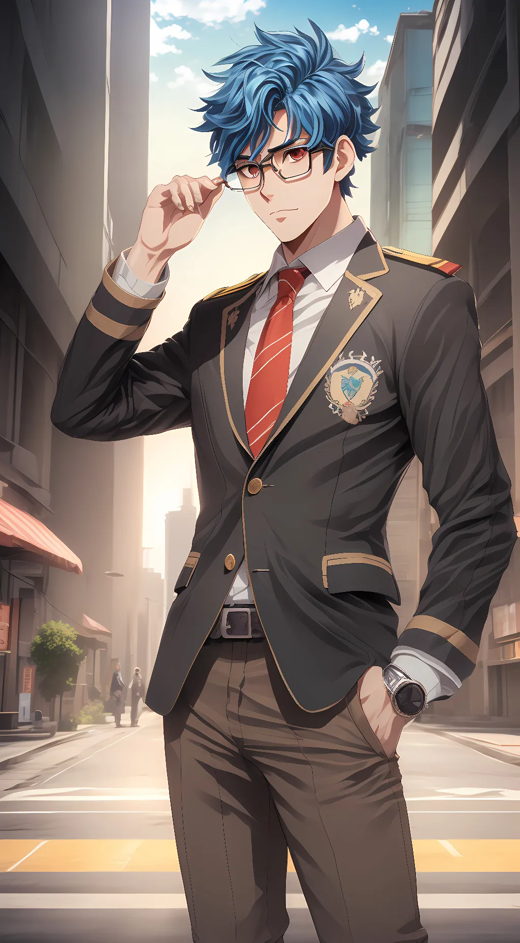 ai character: Tenya Iida background
