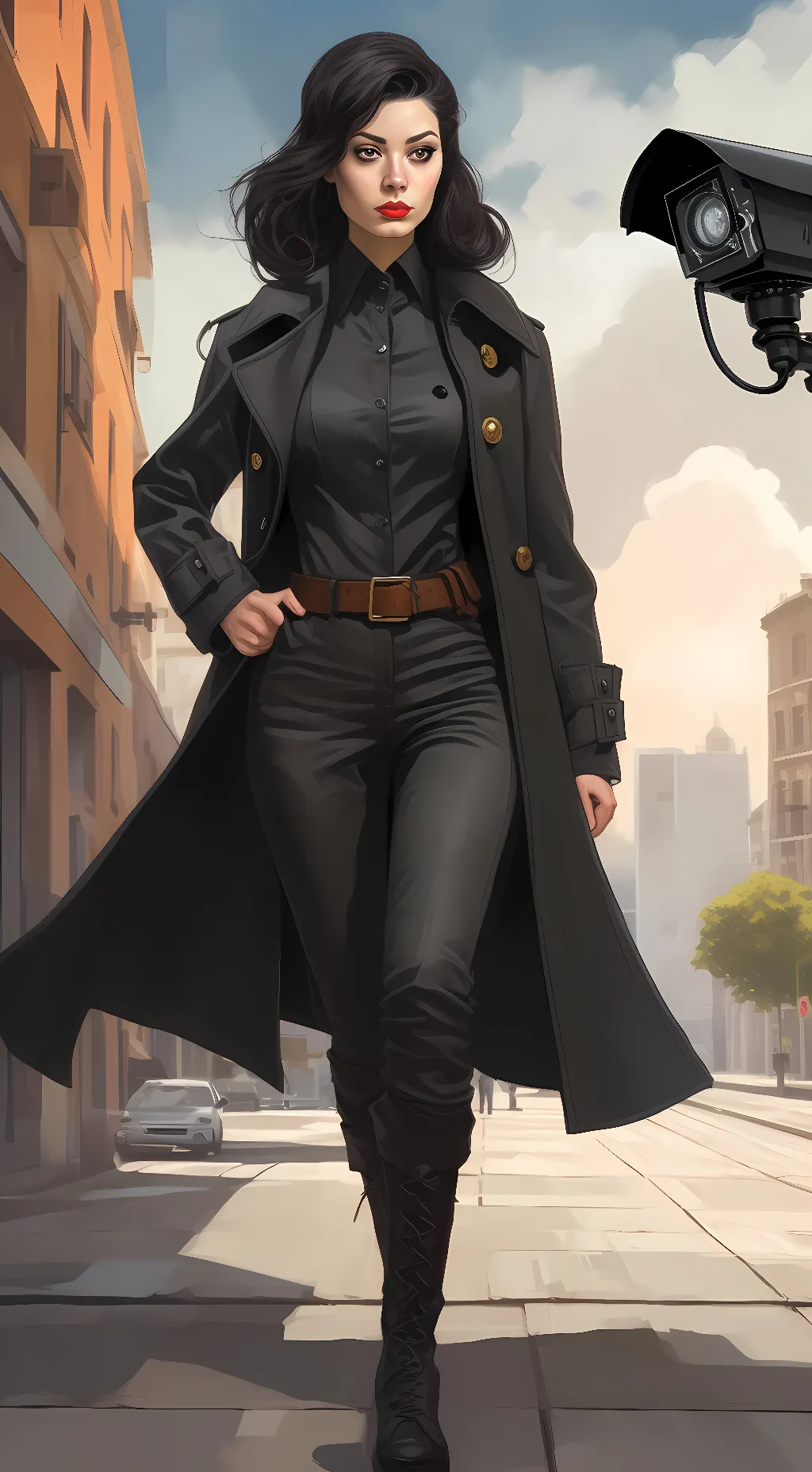 ai character: Surveillance background