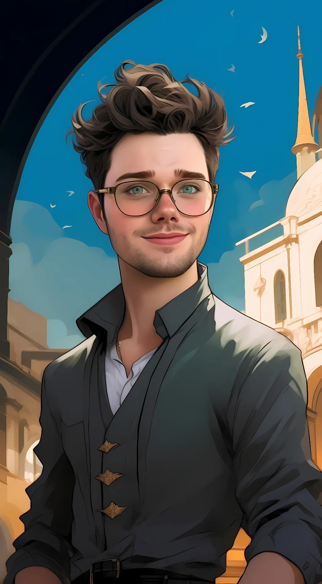 ai character: Kurt Hummel  background