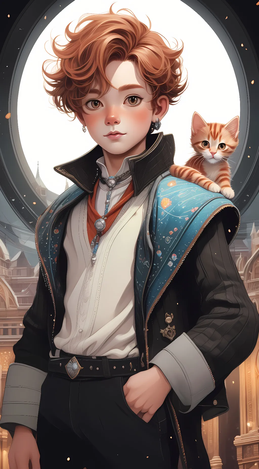 ai character: Neko background