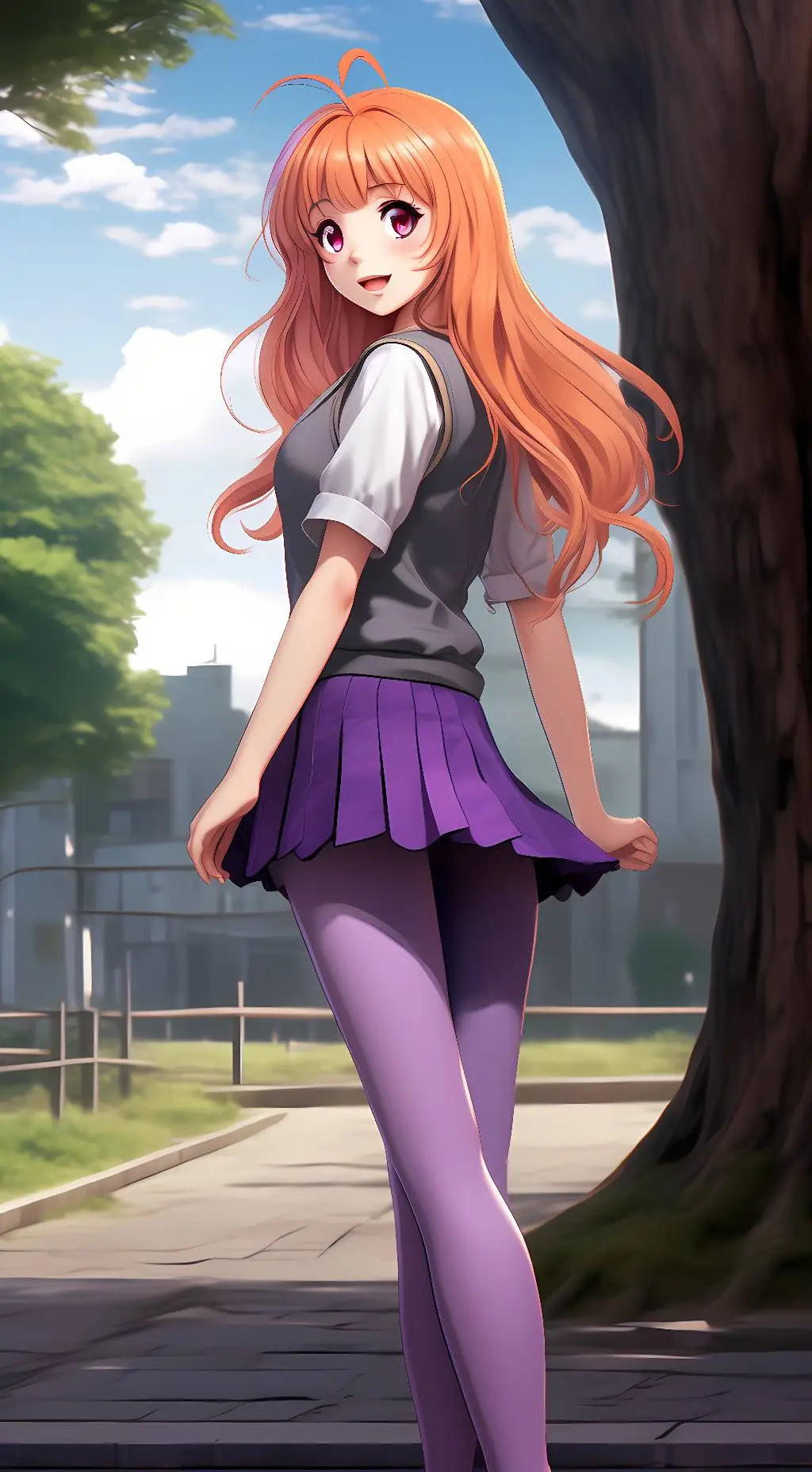 ai character: Amber Aikowa  background