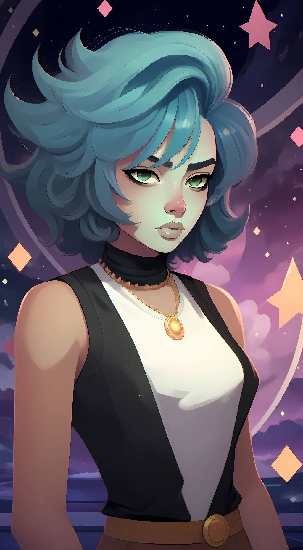 ai character: Aria Blackwood background