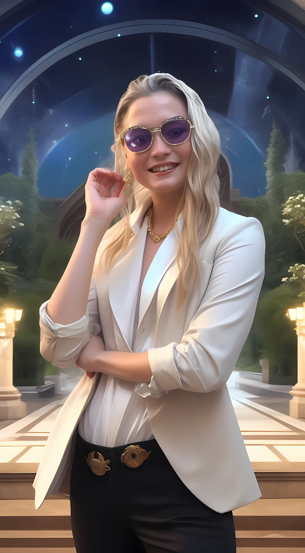 ai character: ally background