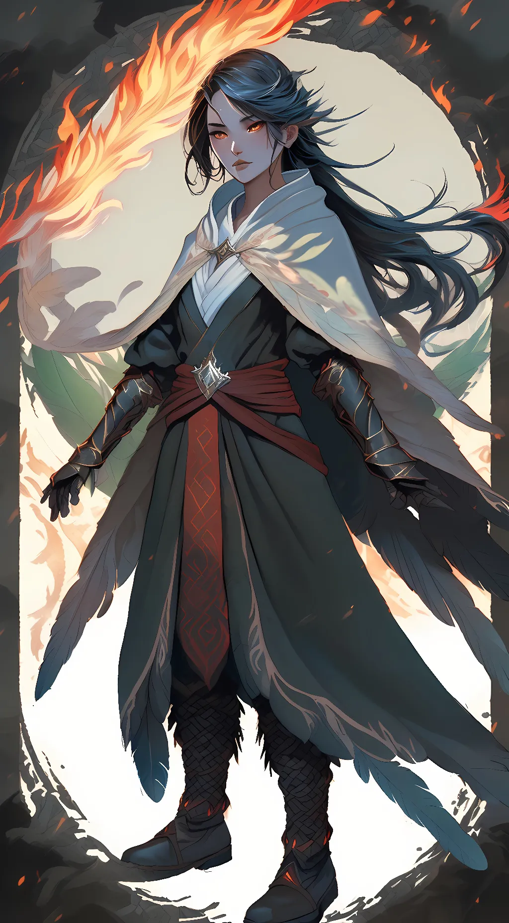 ai character: Isadora Emberheart background