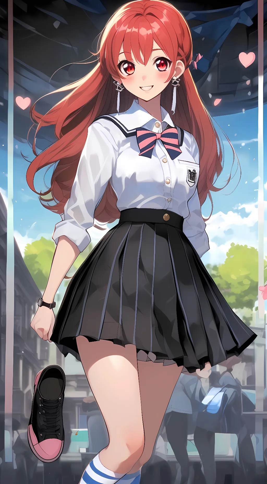 ai character: Saki Saki background