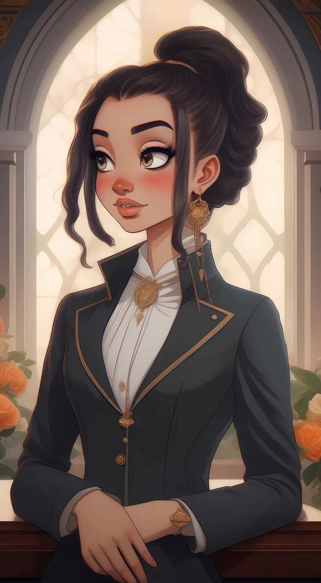 ai character: Allyss  background