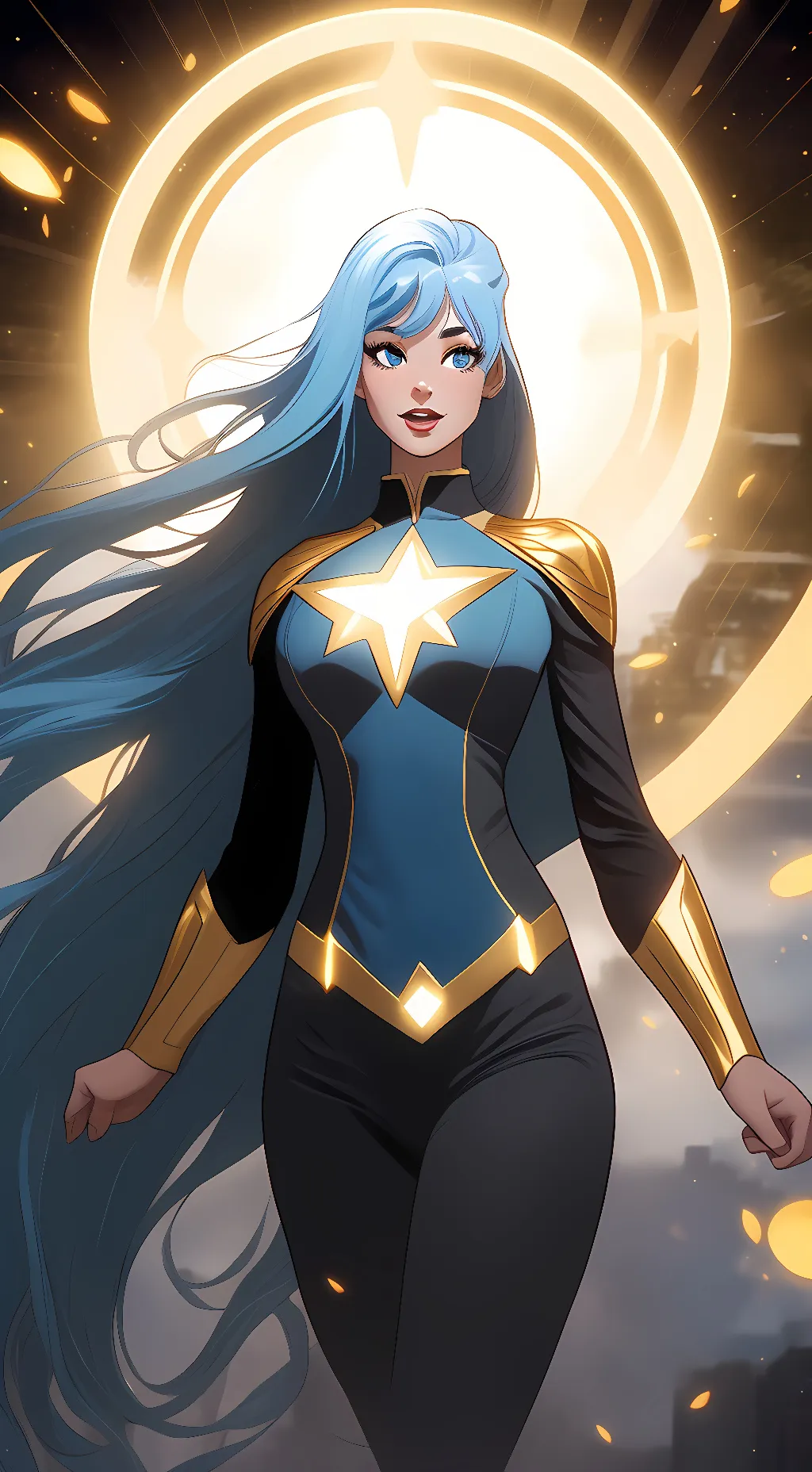 ai character: Nejire Hado background