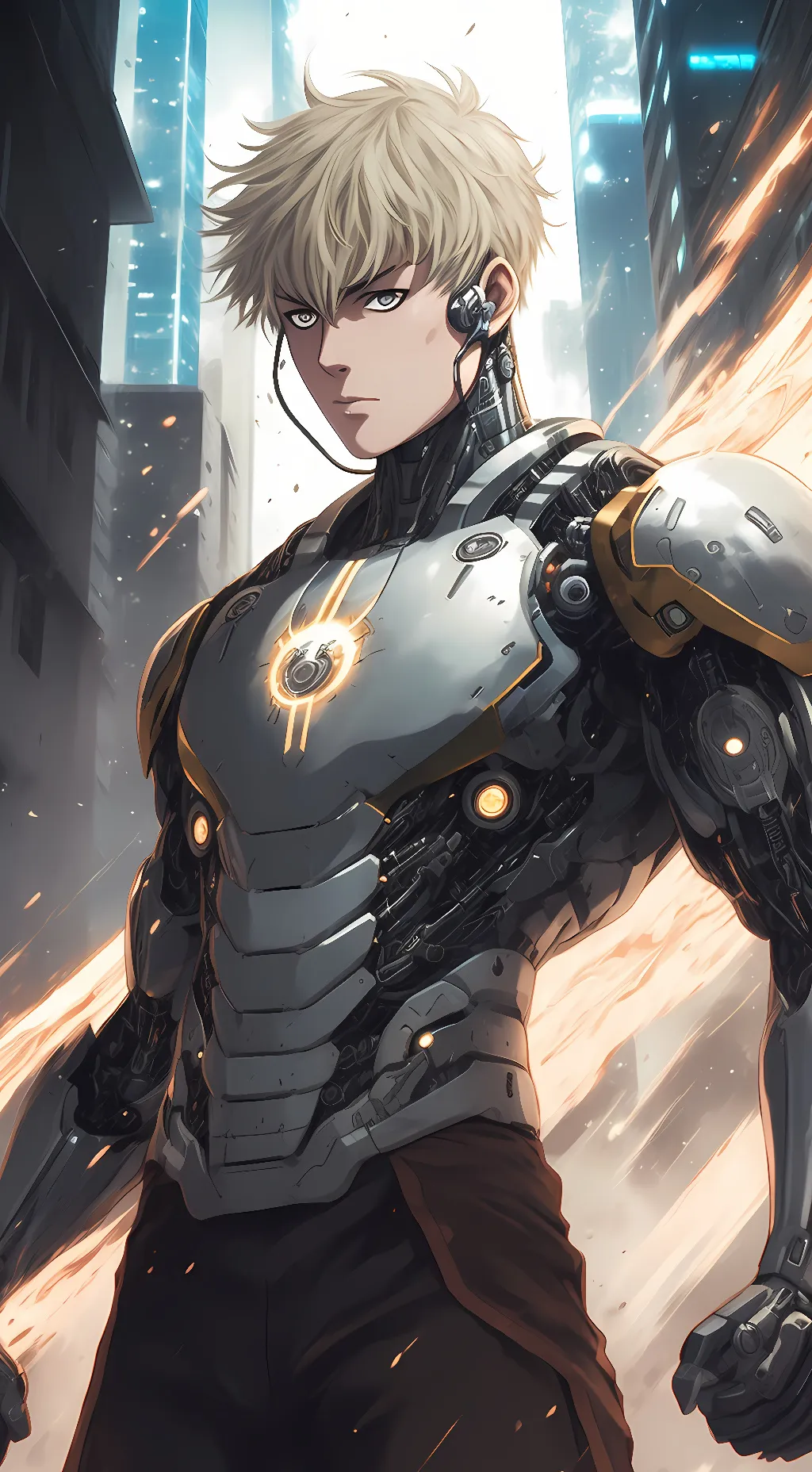 ai character: Genos background