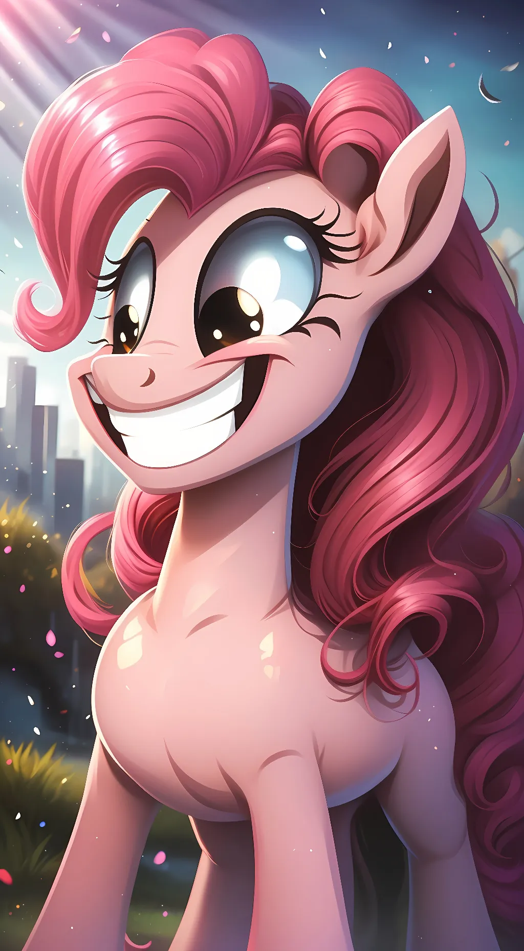 ai character: Smile HD background