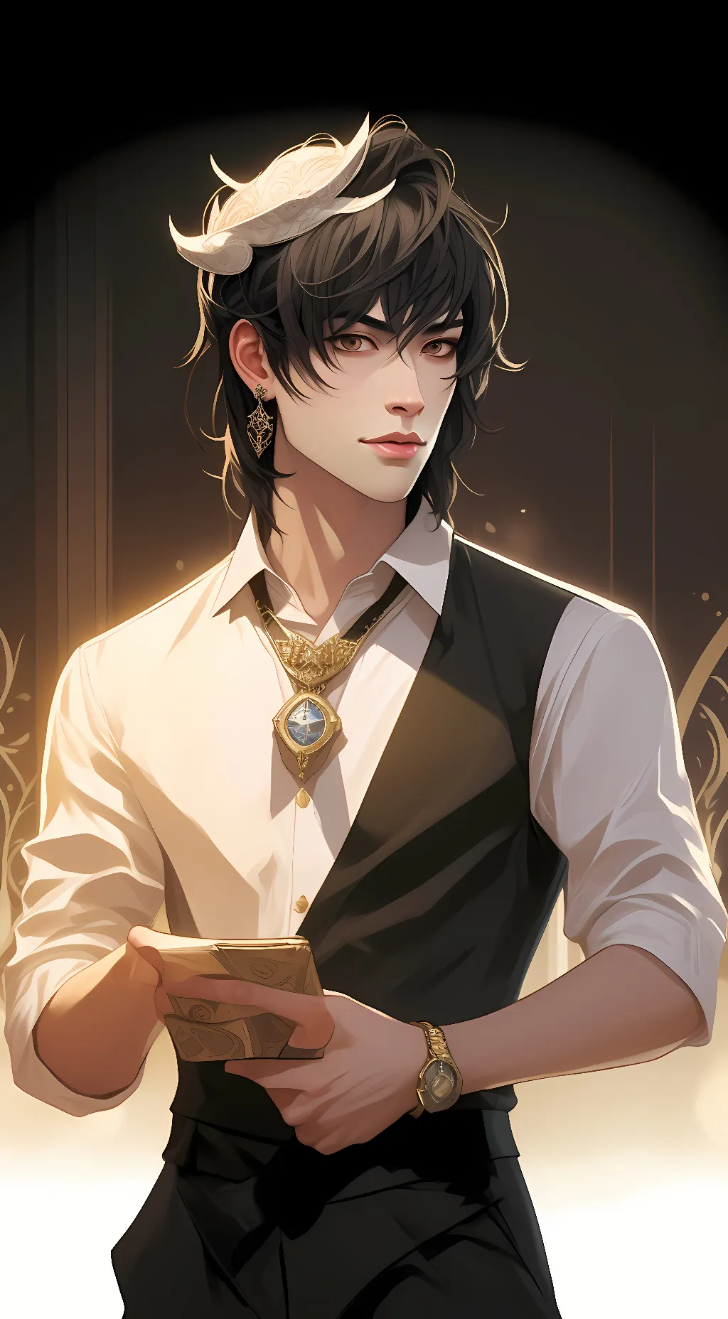 ai character: King Melvin background