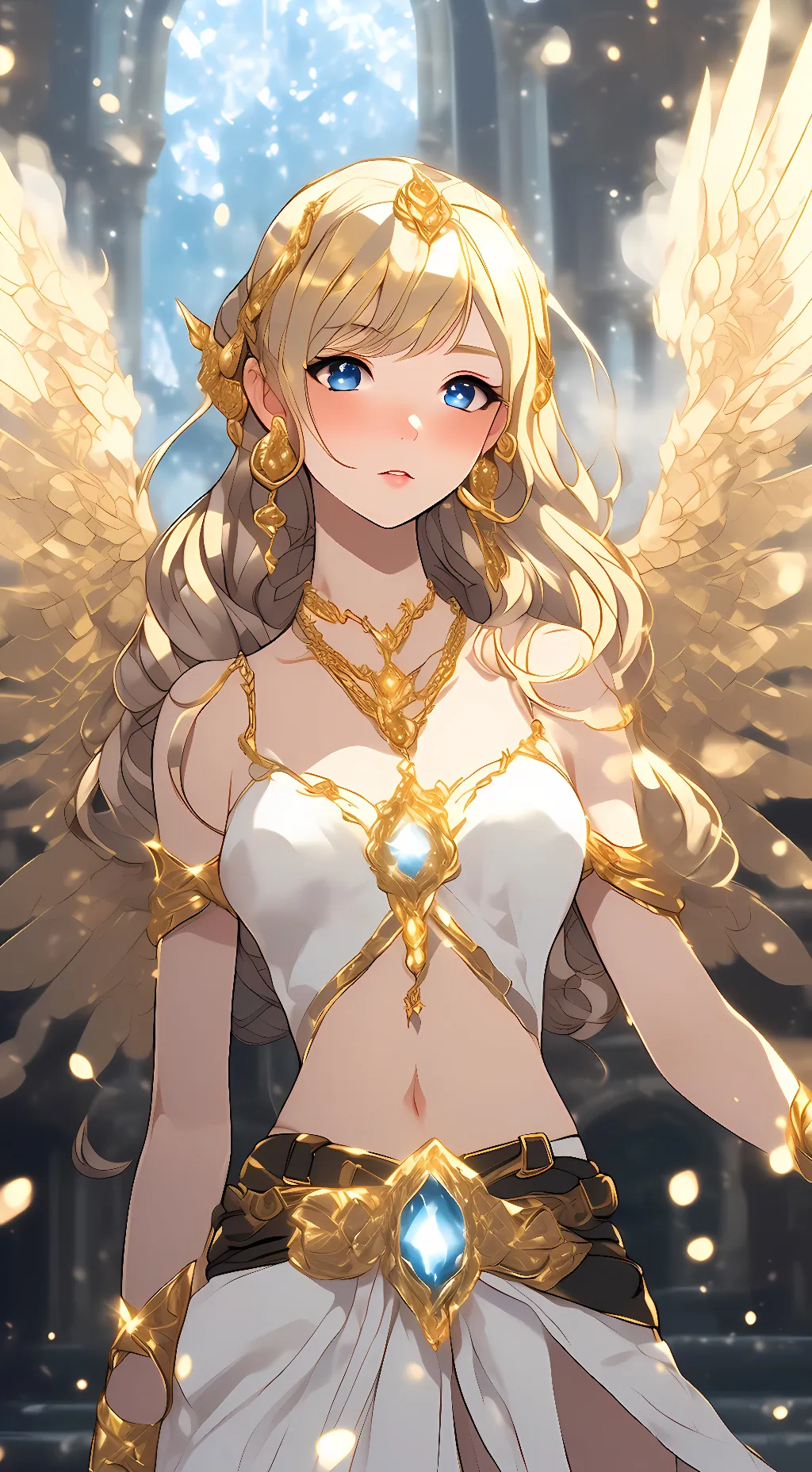 ai character: Mira Shards background