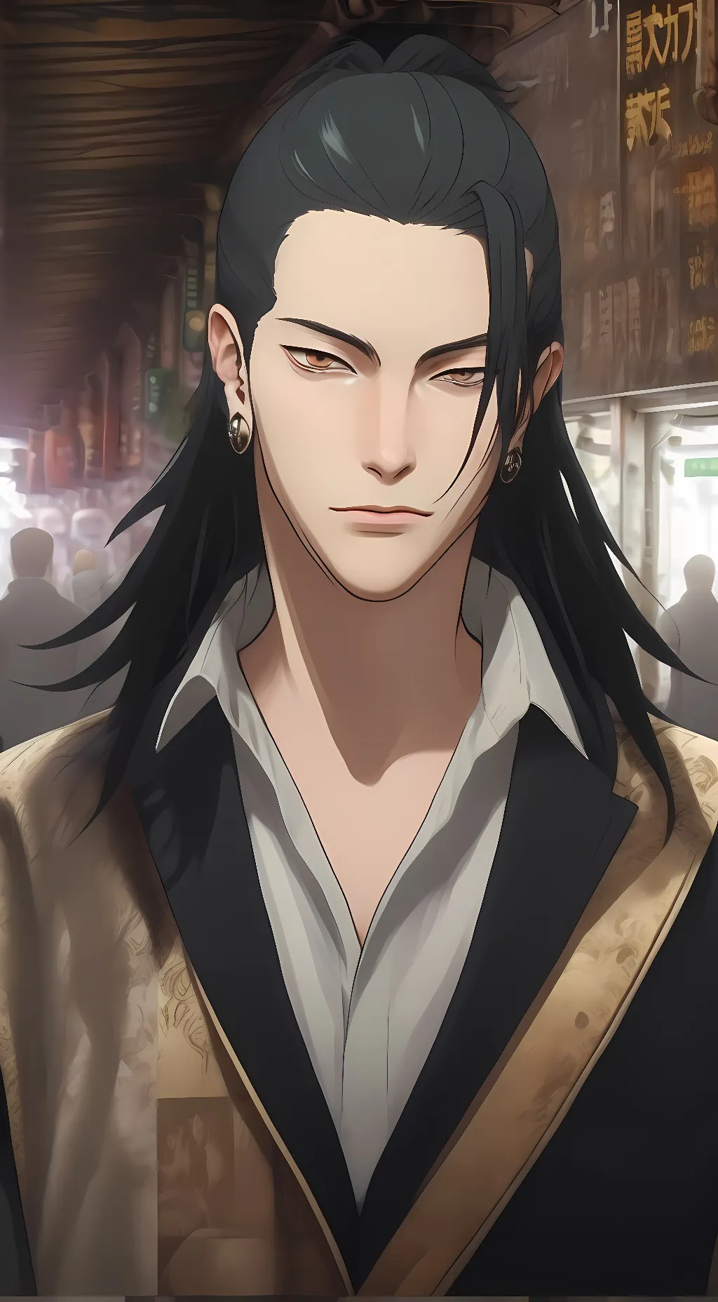 ai character: Geto Suguru background