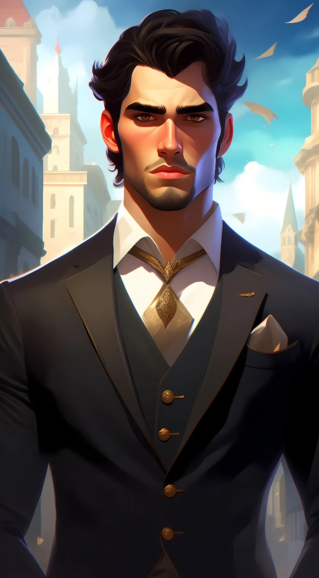 ai character: Teacher Charles  background